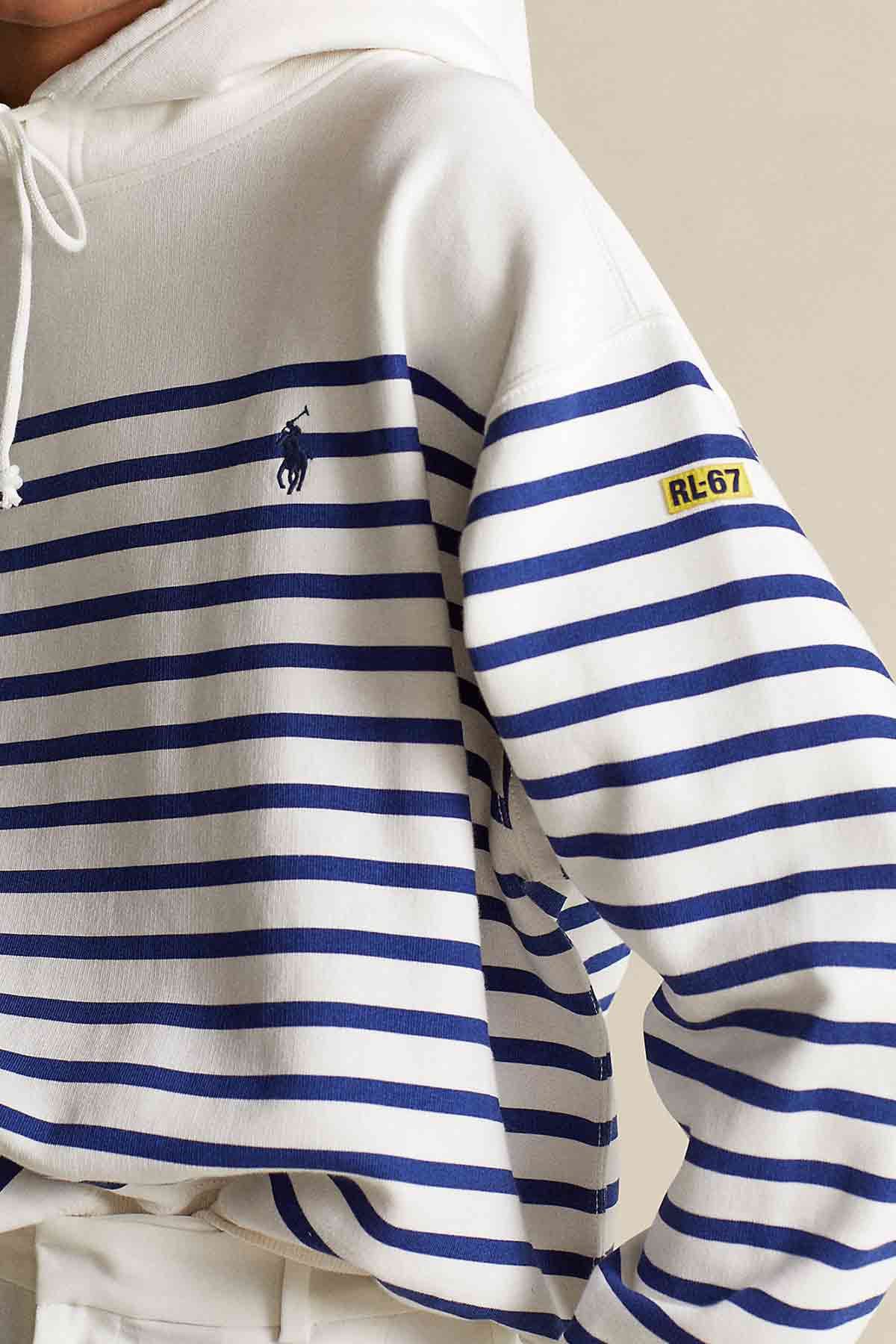 Polo Ralph Lauren Geniş Kesim Çizgili Sweatshirt-Libas Trendy Fashion Store