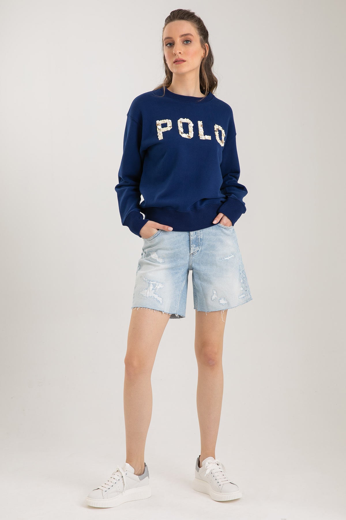Polo Ralph Lauren Deniz Kabuğu Logolu Sweatshirt-Libas Trendy Fashion Store