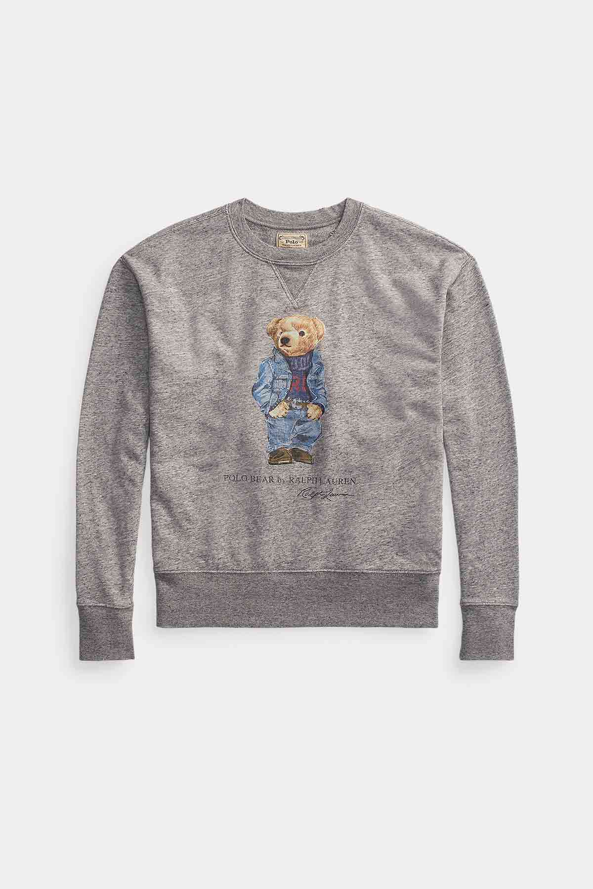 Polo Ralph Lauren Yuvarlak Yaka Polo Bear Sweatshirt-Libas Trendy Fashion Store