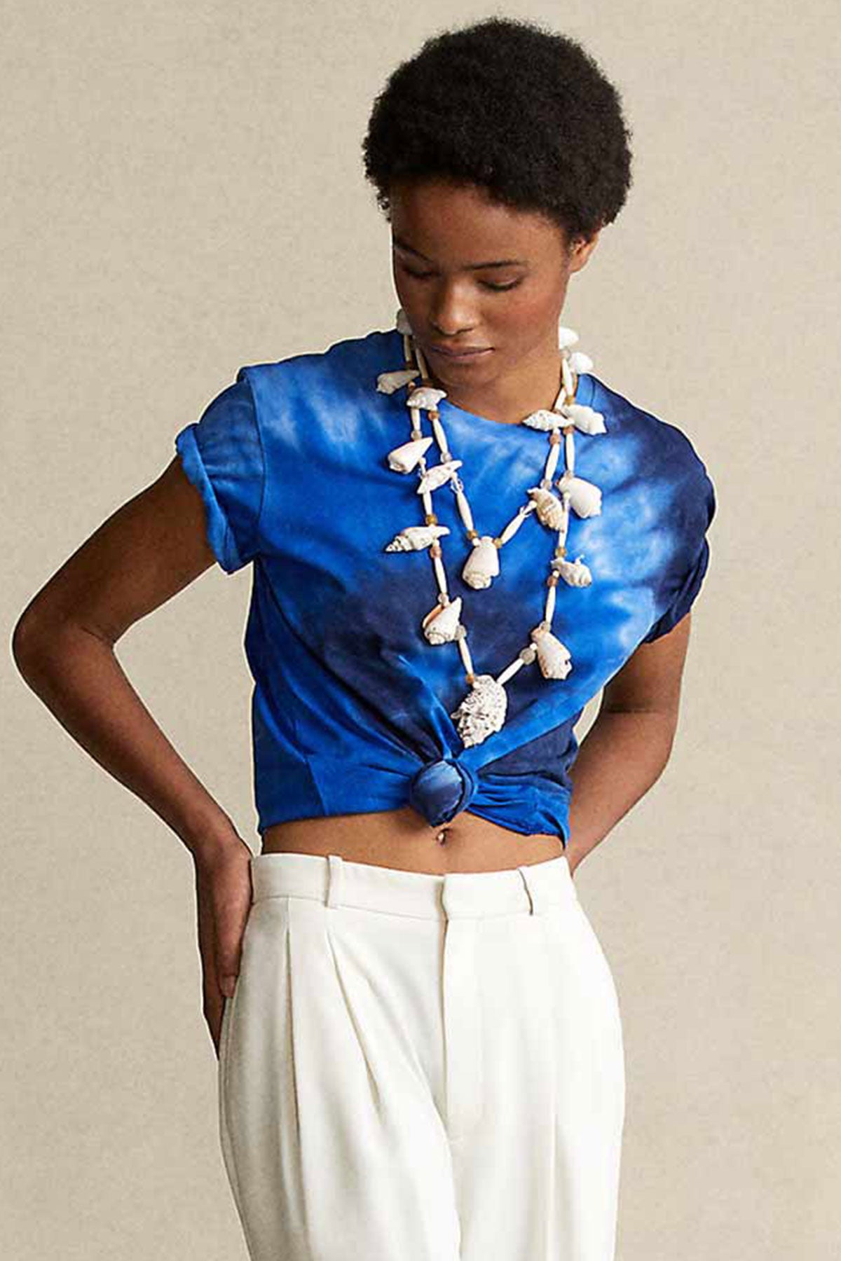 Polo Ralph Lauren Spiral Batik Motifli T-shirt-Libas Trendy Fashion Store