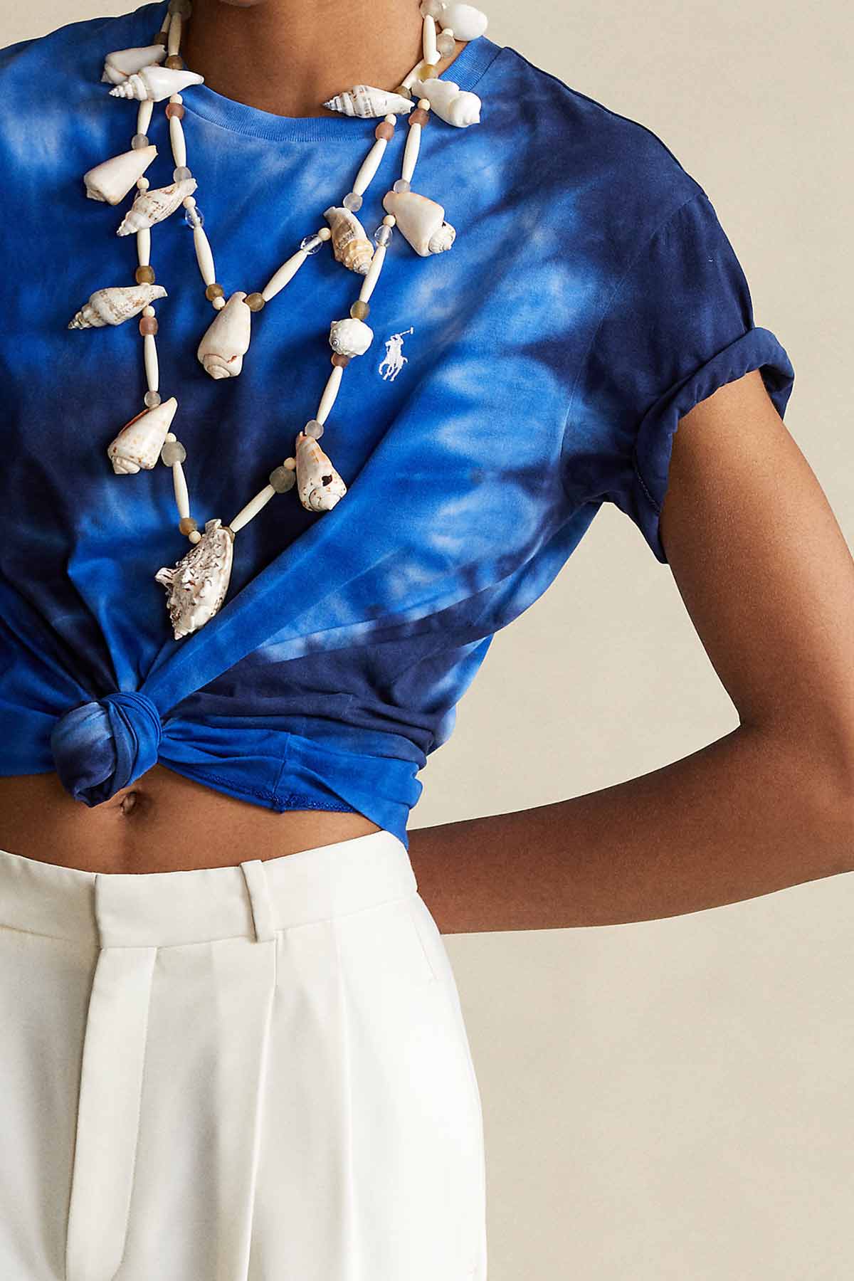 Polo Ralph Lauren Spiral Batik Motifli T-shirt-Libas Trendy Fashion Store