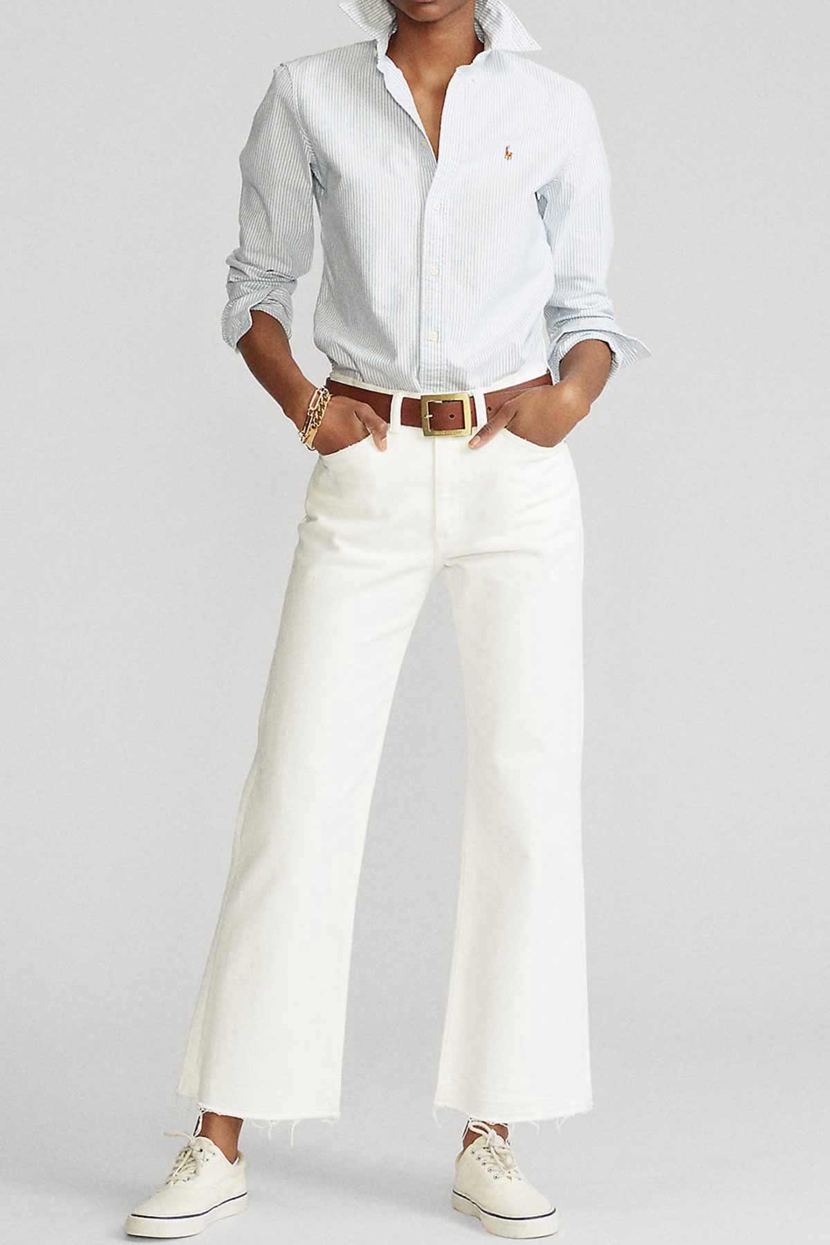 Polo Ralph Lauren Slim Fit Çizgili Oxford Gömlek-Libas Trendy Fashion Store