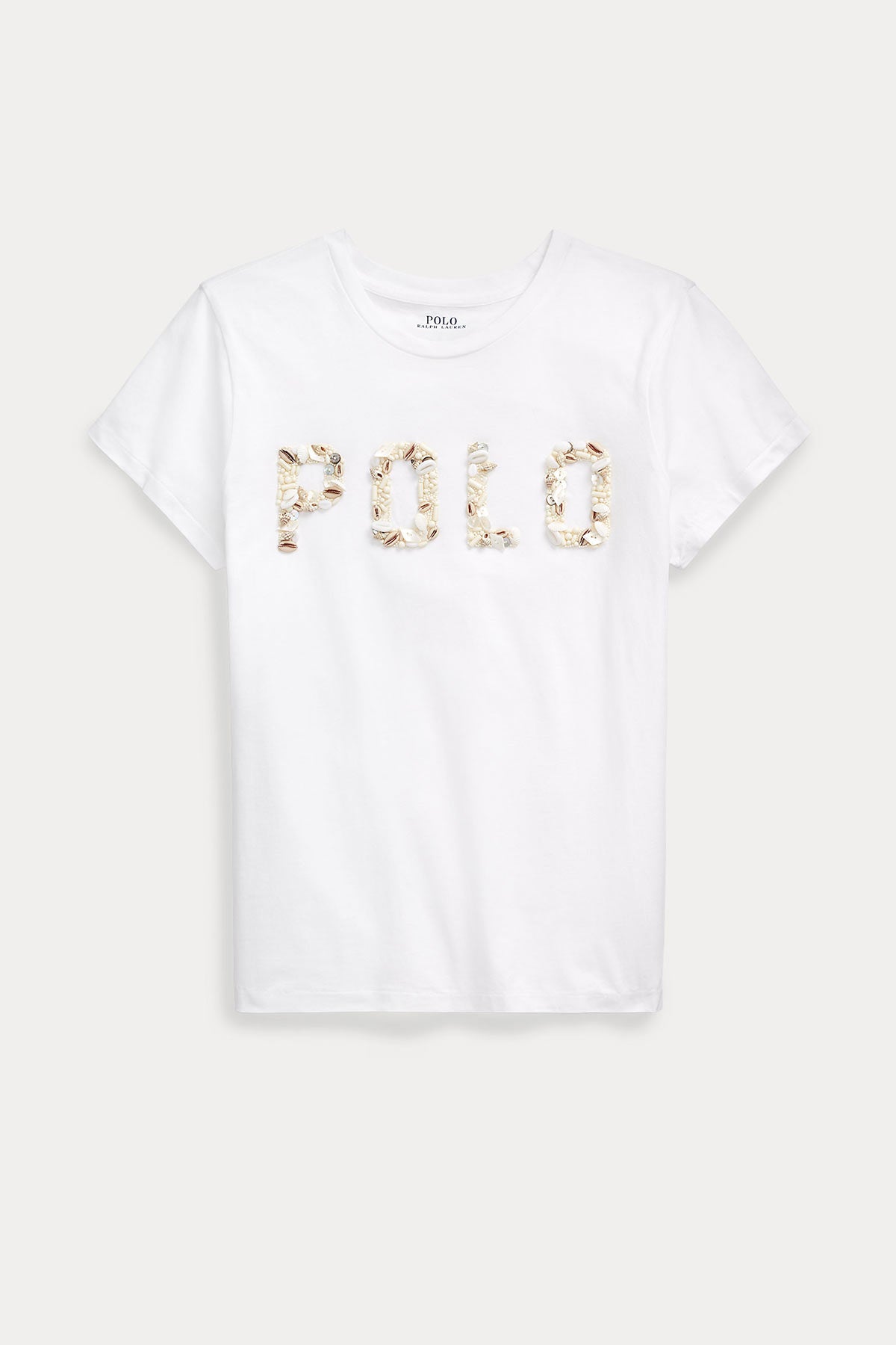 Polo Ralph Lauren Deniz Kabuğu Aksesuar Logolu T-shirt-Libas Trendy Fashion Store