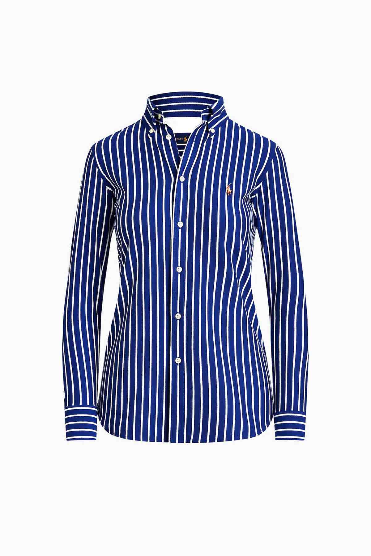 Polo Ralph Lauren Knit Oxford Çizgili Gömlek-Libas Trendy Fashion Store