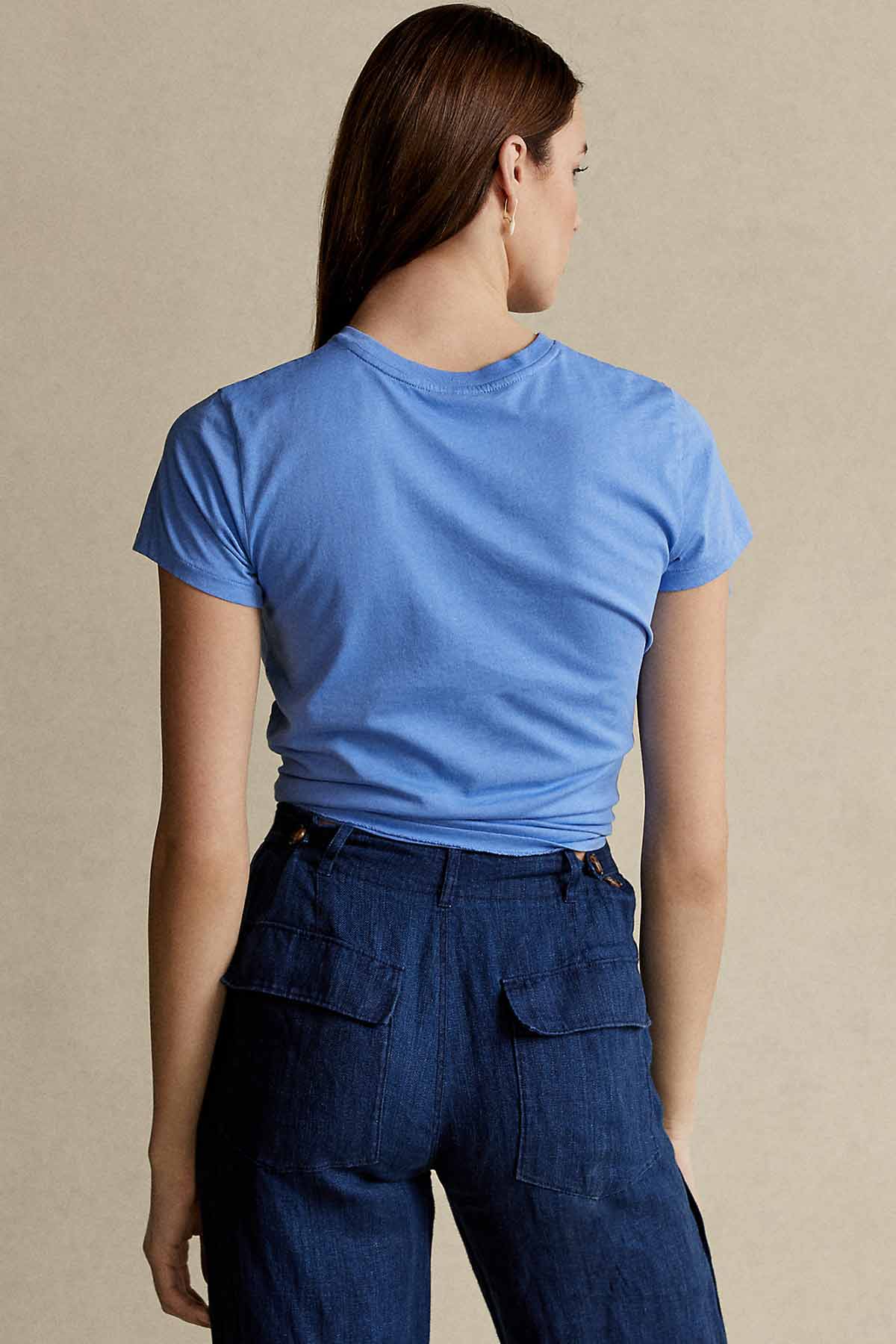 Polo Ralph Lauren Custom Fit Yuvarlak Yaka T-shirt-Libas Trendy Fashion Store