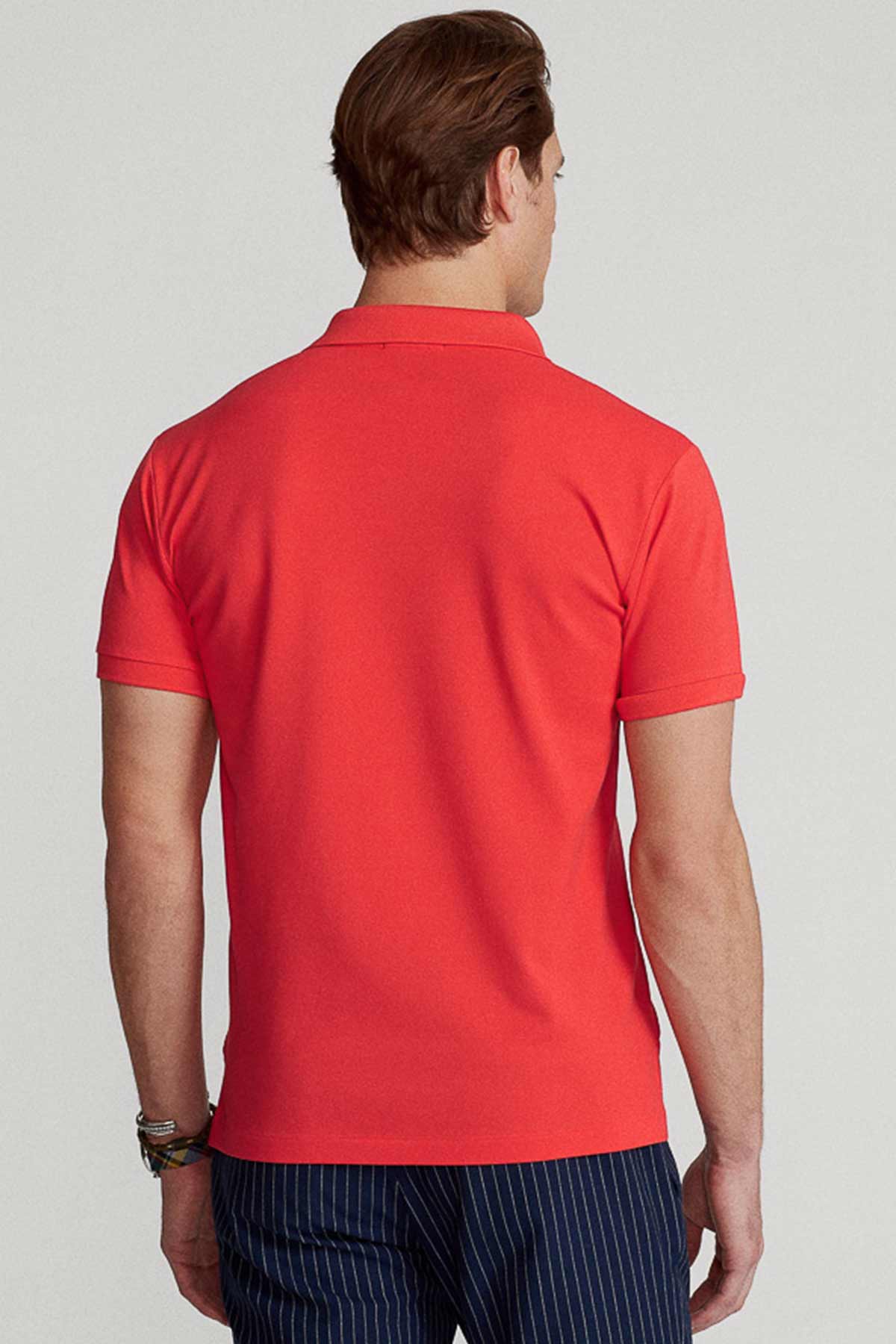 Polo Ralph Lauren Slim Fit Stretch Mesh Polo Yaka T-shirt-Libas Trendy Fashion Store