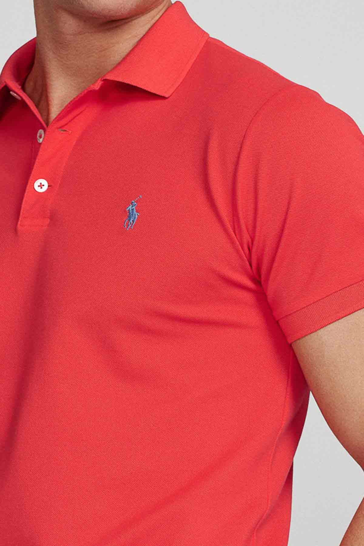 Polo Ralph Lauren Slim Fit Stretch Mesh Polo Yaka T-shirt-Libas Trendy Fashion Store