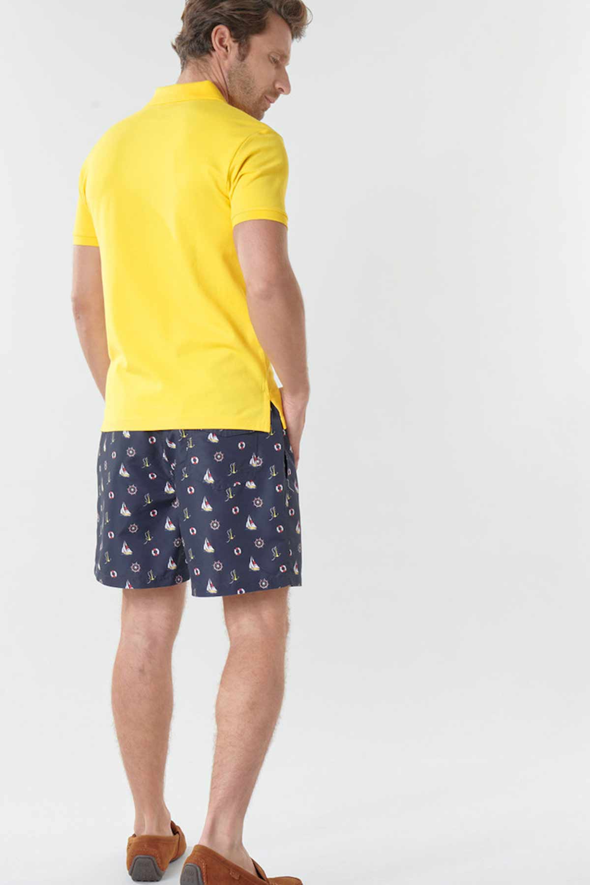 Polo Ralph Lauren Slim Fit Stretch Mesh Polo Yaka T-shirt-Libas Trendy Fashion Store