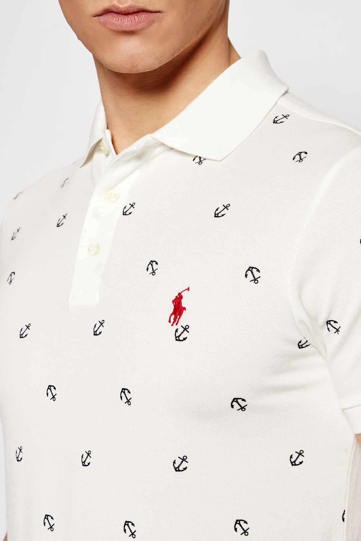 Polo Ralph Lauren Slim Fit Stretch Mesh Polo Yaka T-shirt-Libas Trendy Fashion Store