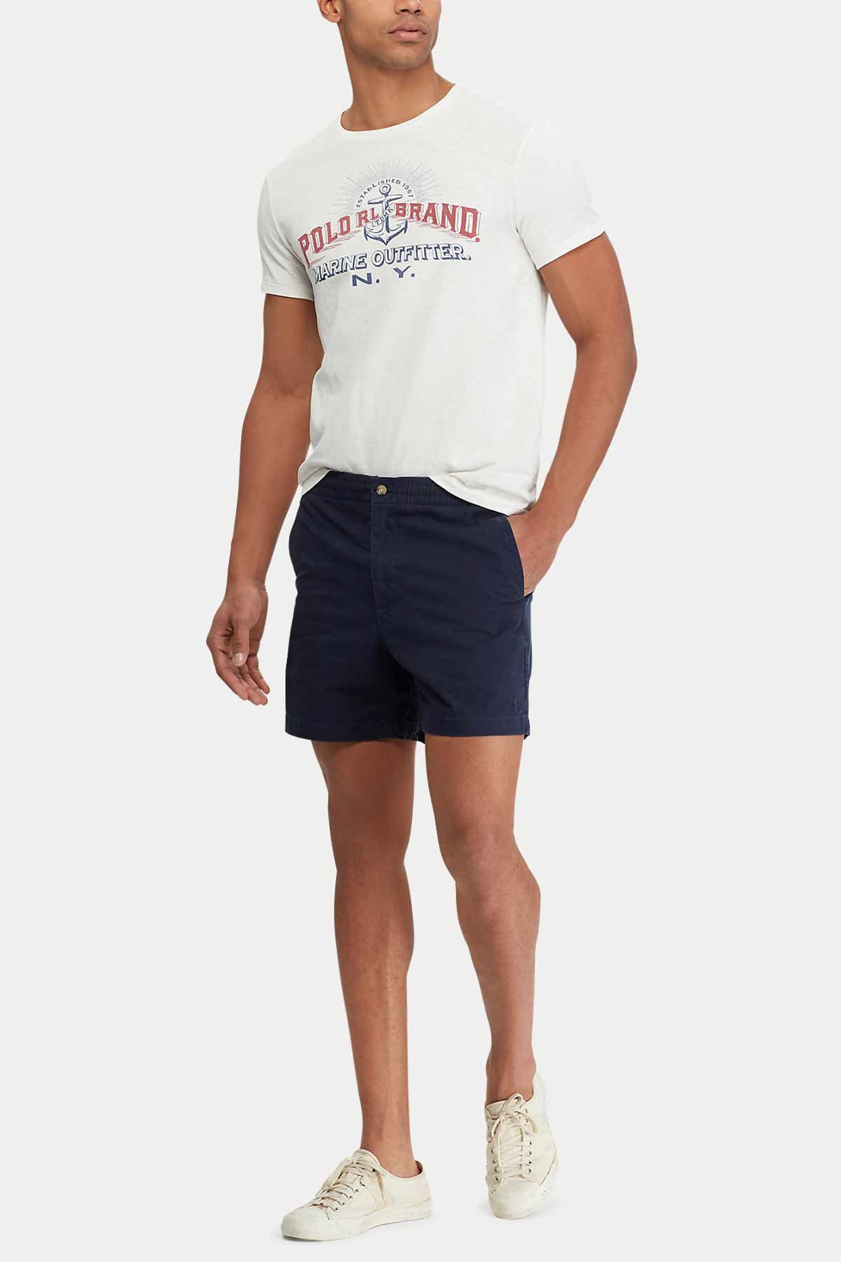 Polo Ralph Lauren Beli Lastikli Stretch Classic Fit Şort-Libas Trendy Fashion Store