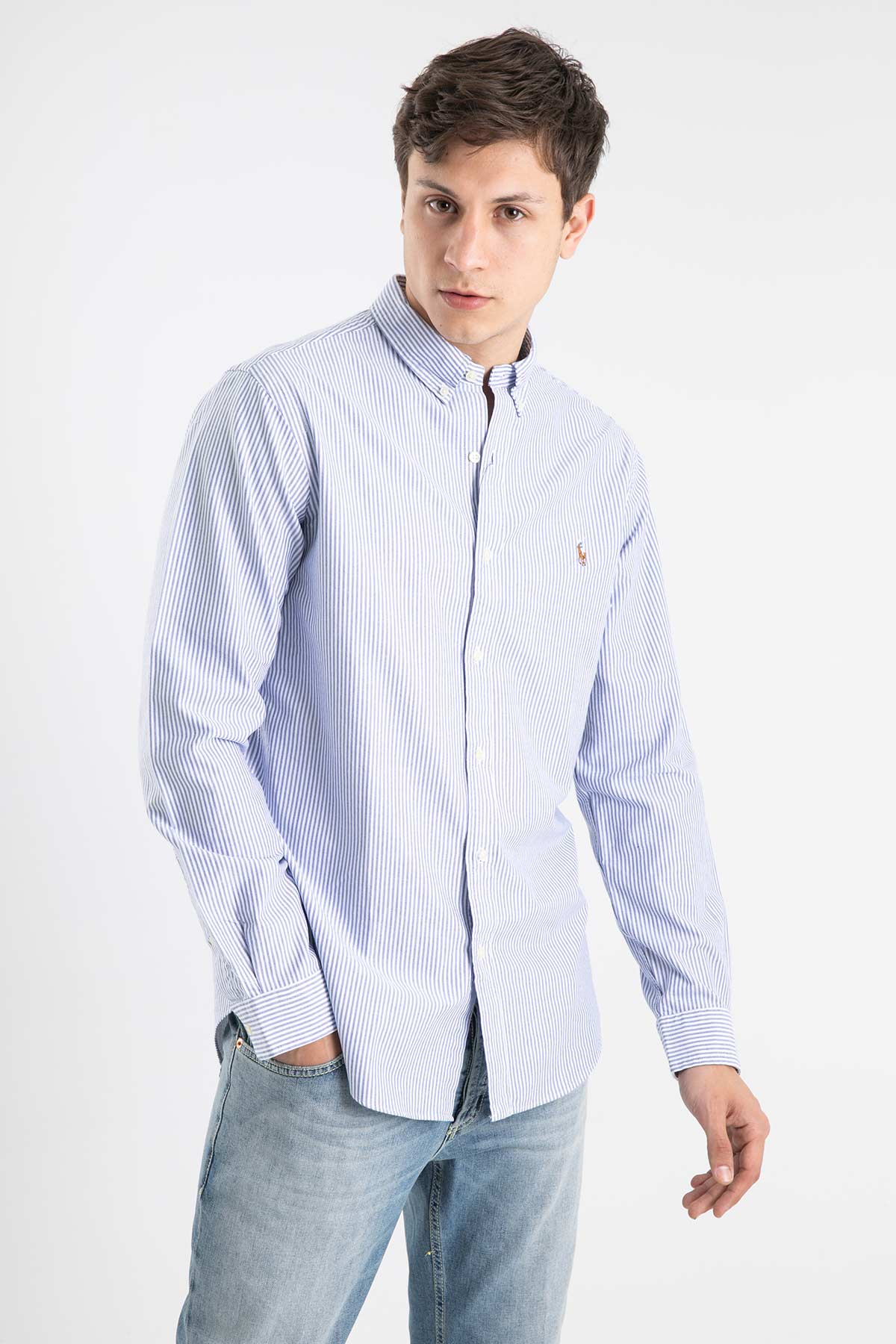 Polo Ralph Lauren Slim Fit Çizgili Gömlek-Libas Trendy Fashion Store