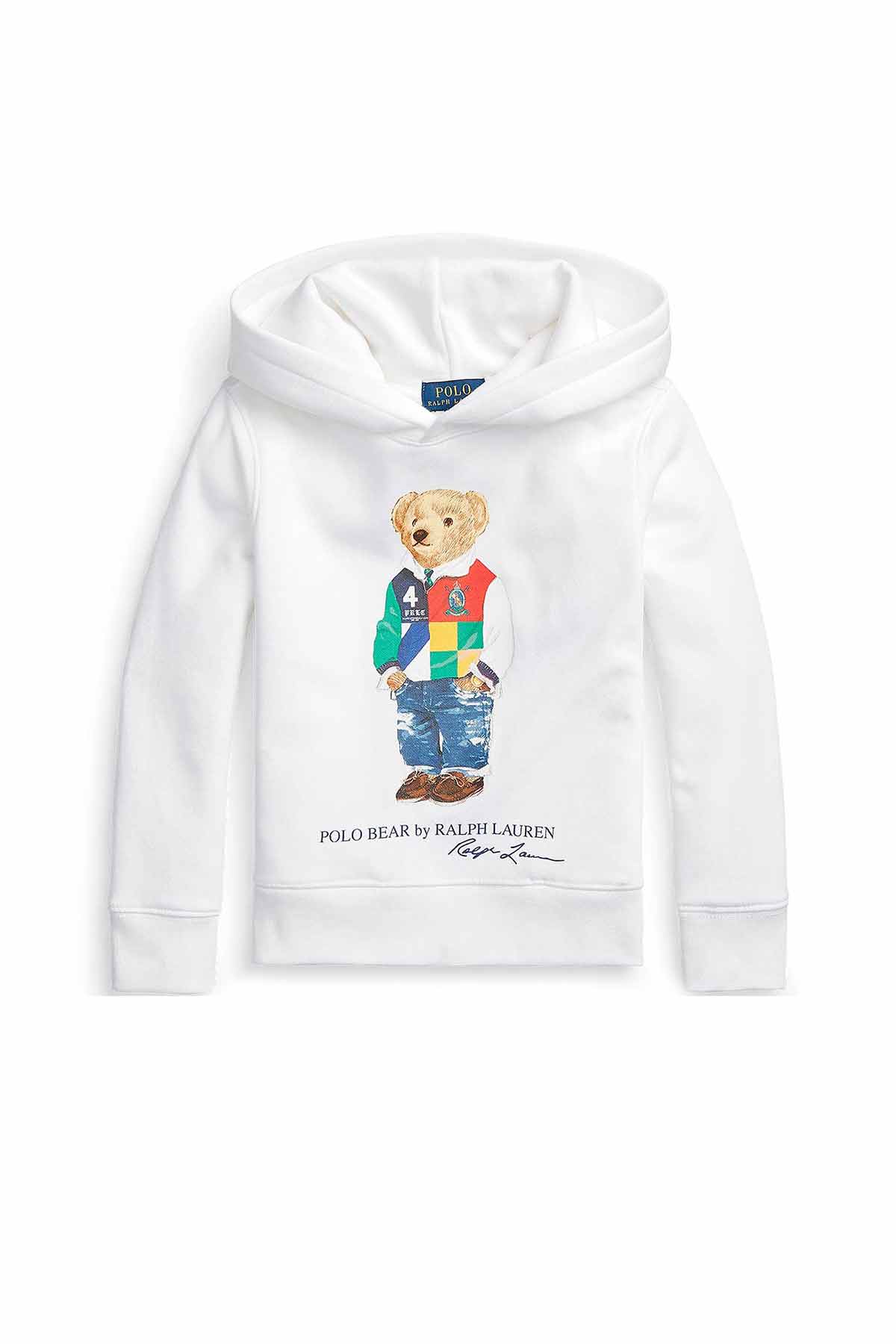 Polo Ralph Lauren 3-4 Yaş Erkek Polo Bear Kapüşonlu Sweatshirt-Libas Trendy Fashion Store