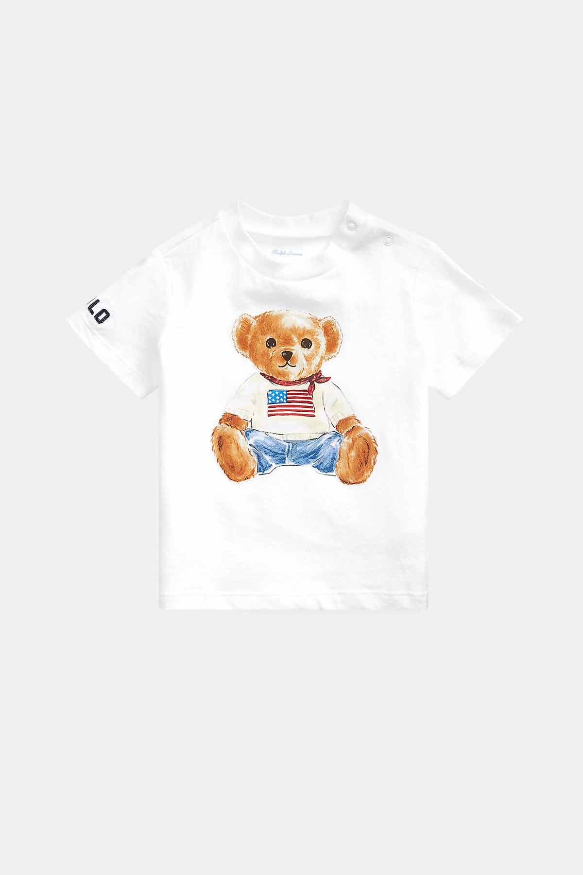 Polo Ralph Lauren 6 Ay - 2 Yaş Unisex Bebek Polo Bear T-shirt-Libas Trendy Fashion Store