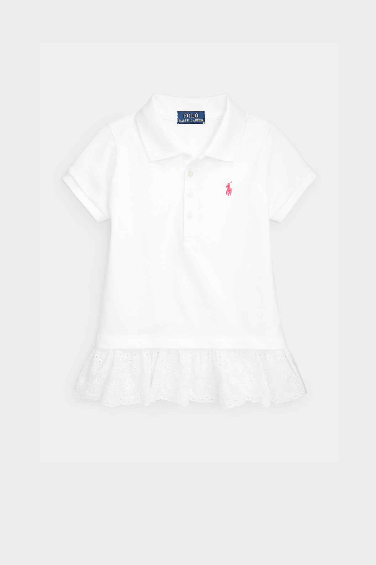 Polo Ralph Lauren 5-6.5 Yaş Kız Çocuk Polo Yaka Elbise-Libas Trendy Fashion Store