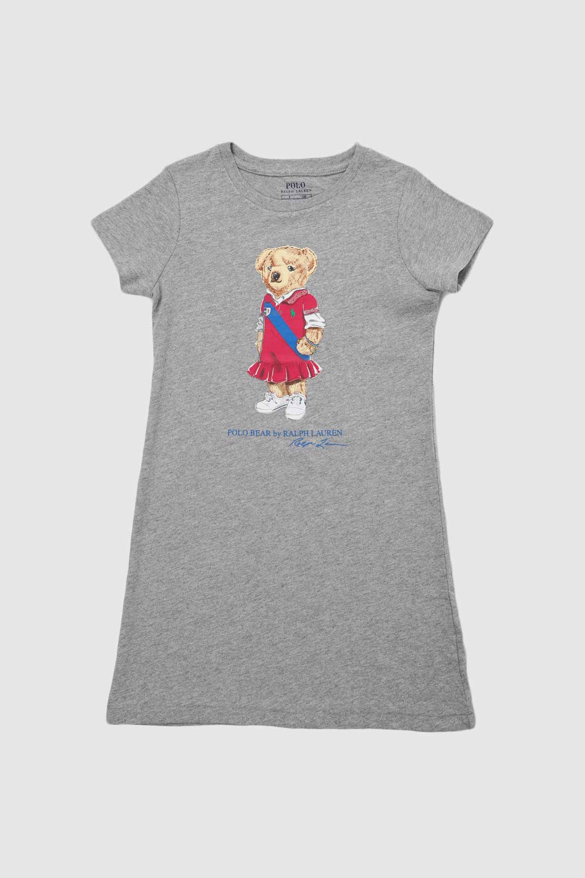 Polo Ralph Lauren 5-6.5 Yaş Kız Çocuk Polo Bear T-shirt Elbise-Libas Trendy Fashion Store