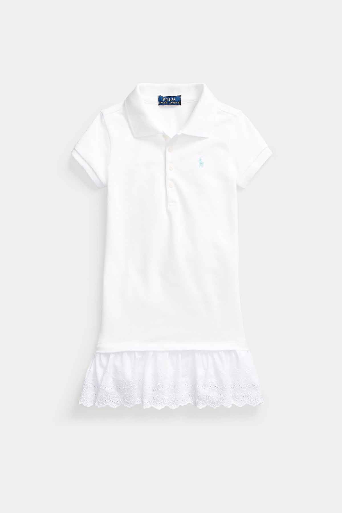 Polo Ralph Lauren 12-24 Ay Kız Bebek Polo Yaka Elbise-Libas Trendy Fashion Store