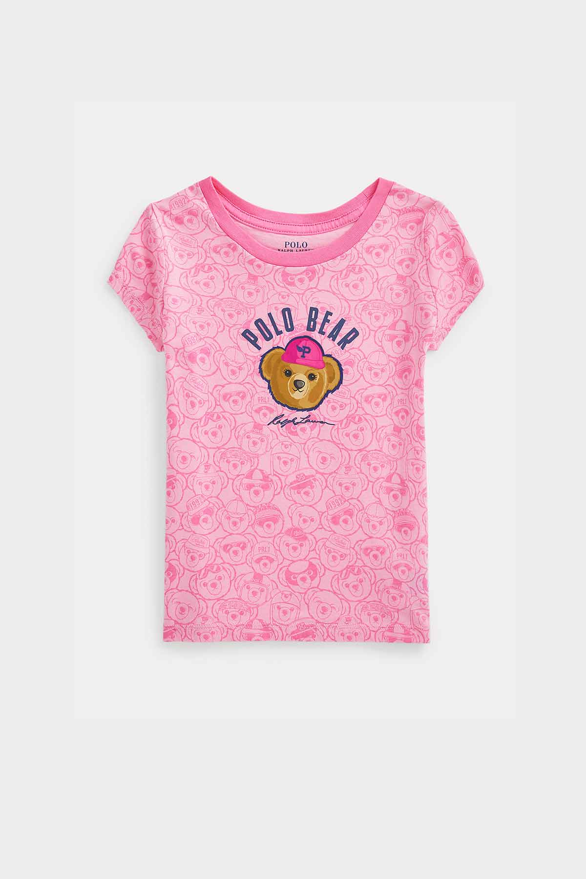 Polo Ralph Lauren 2-4 Yaş Kız Çocuk Polo Bear T-shirt-Libas Trendy Fashion Store