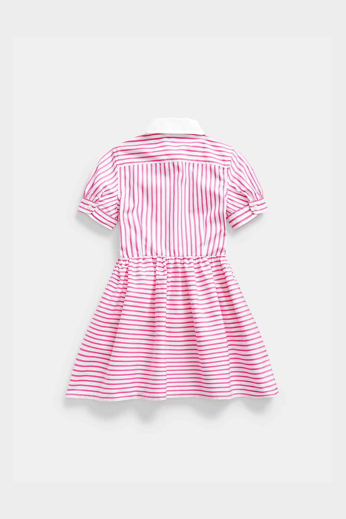 Polo Ralph Lauren 2-4 Yaş Kız Çocuk Çizgili Gömlek Elbise-Libas Trendy Fashion Store