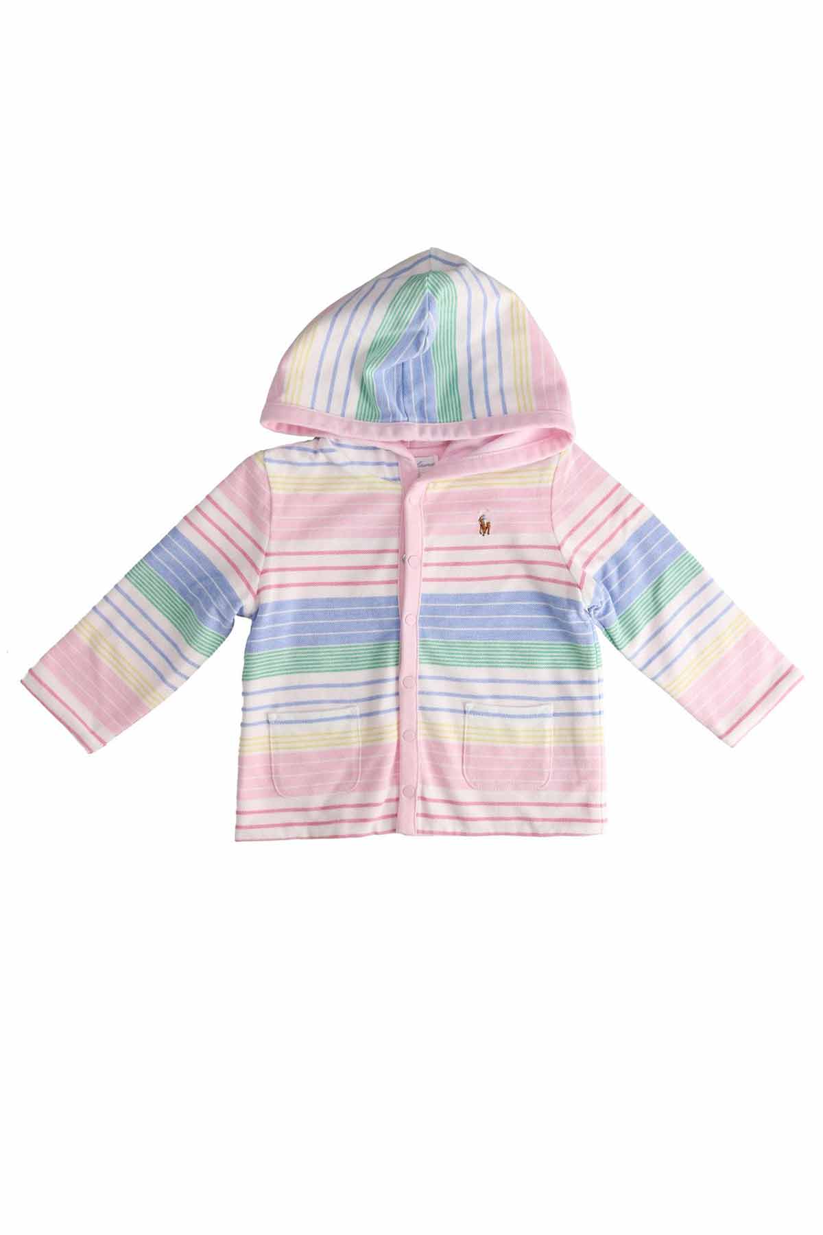 Polo Ralph Lauren 12-24 Ay Kız Bebek Renkli Çizgili Ceket-Libas Trendy Fashion Store
