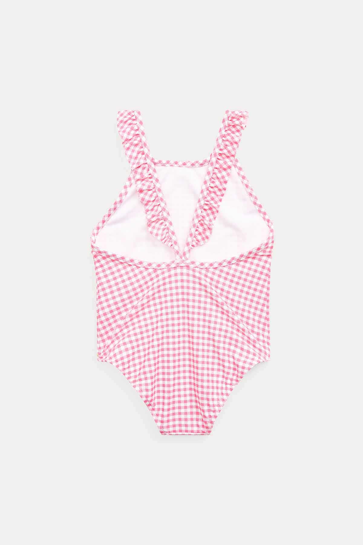 Polo Ralph Lauren 5-6 Yaş Pötikareli Kız Çocuk Mayo-Libas Trendy Fashion Store