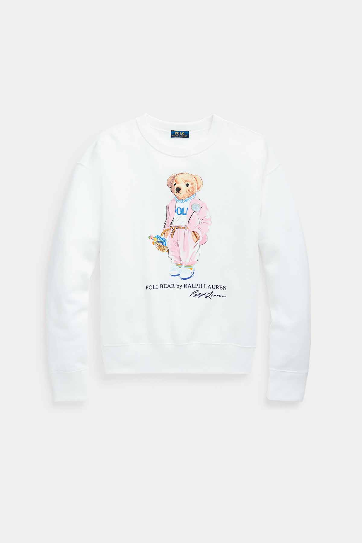 Polo Ralph Lauren Pembe Polo Bear Sweatshirt-Libas Trendy Fashion Store
