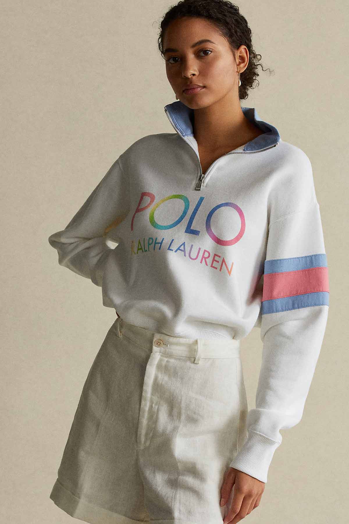 Polo Ralph Lauren Fermuarlı Dik Yaka Sweatshirt-Libas Trendy Fashion Store
