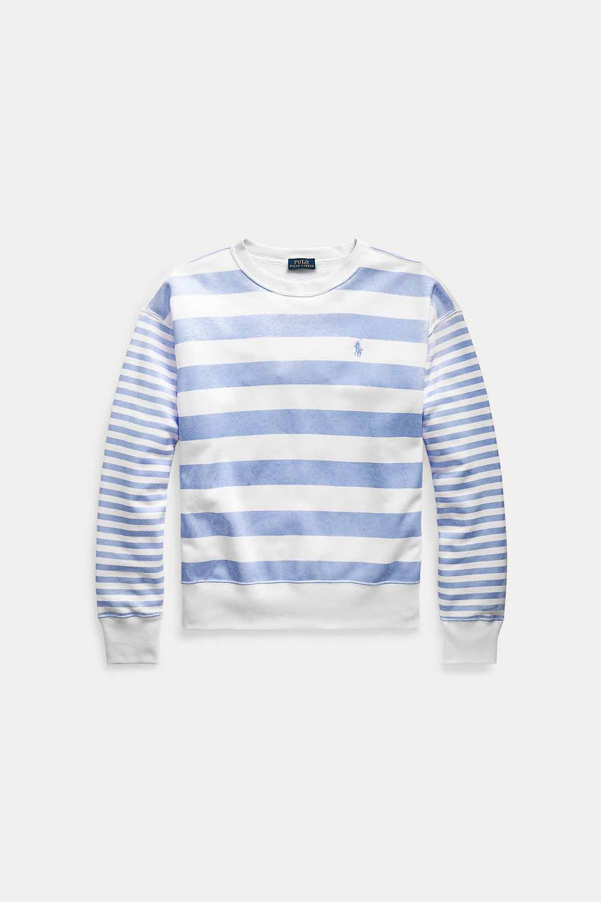 Polo Ralph Lauren Yuvarlak Yaka Çizgili Sweatshirt-Libas Trendy Fashion Store
