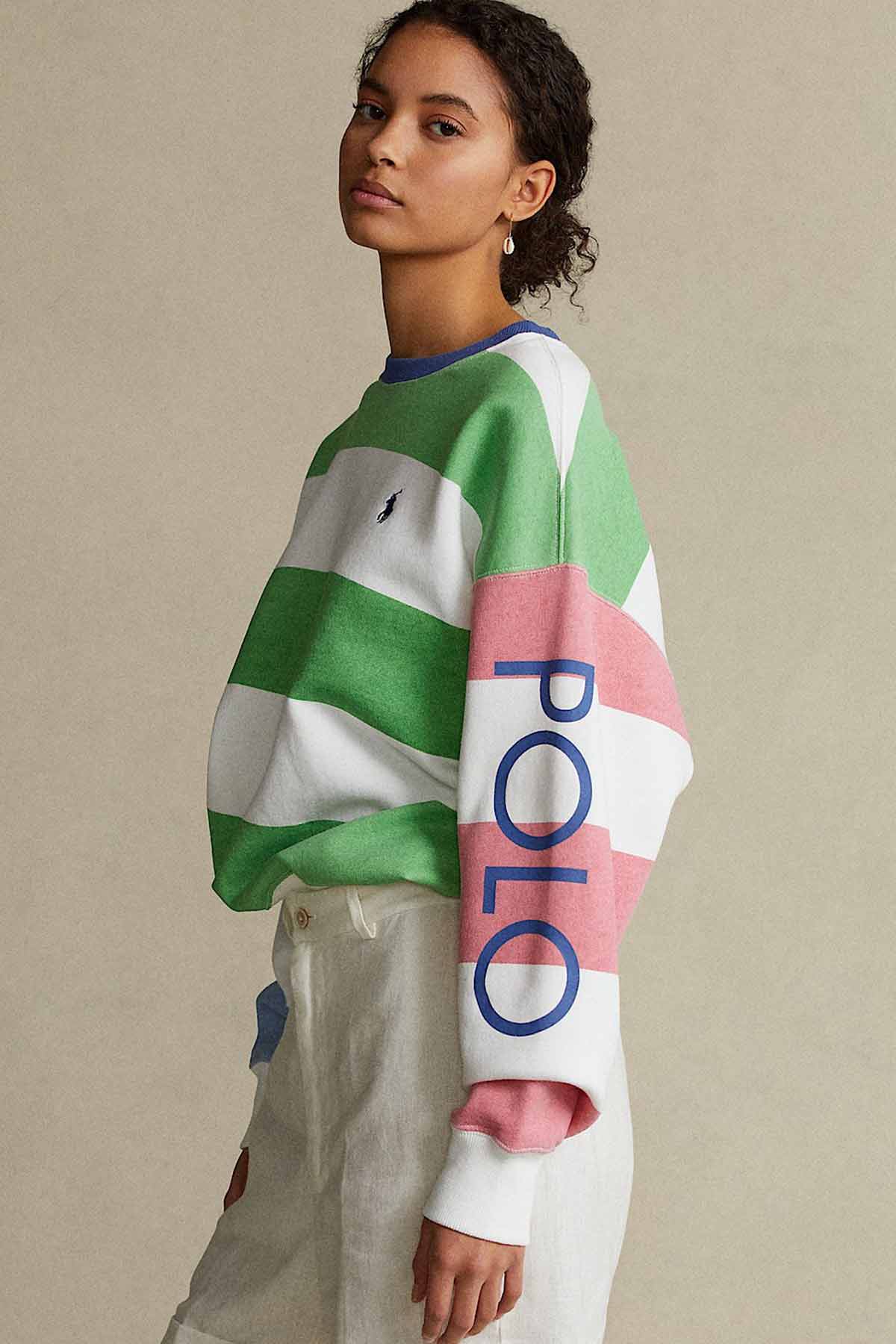 Polo Ralph Lauren Renk Bloklu Sweatshirt-Libas Trendy Fashion Store
