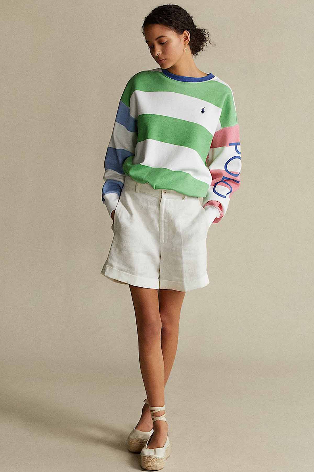 Polo Ralph Lauren Renk Bloklu Sweatshirt-Libas Trendy Fashion Store