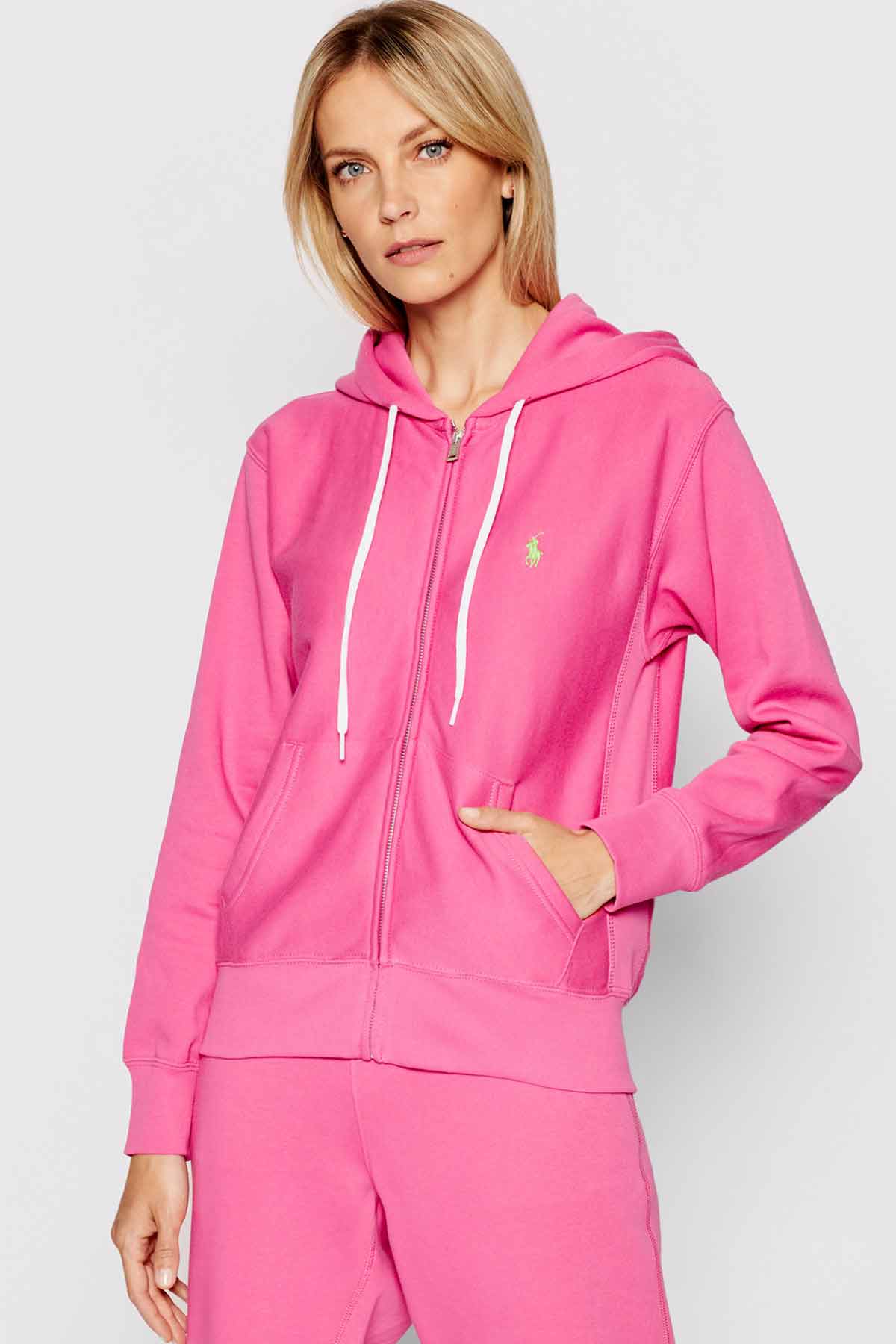 Polo Ralph Lauren Fermuarlı Kapüşonlu Sweatshirt-Libas Trendy Fashion Store