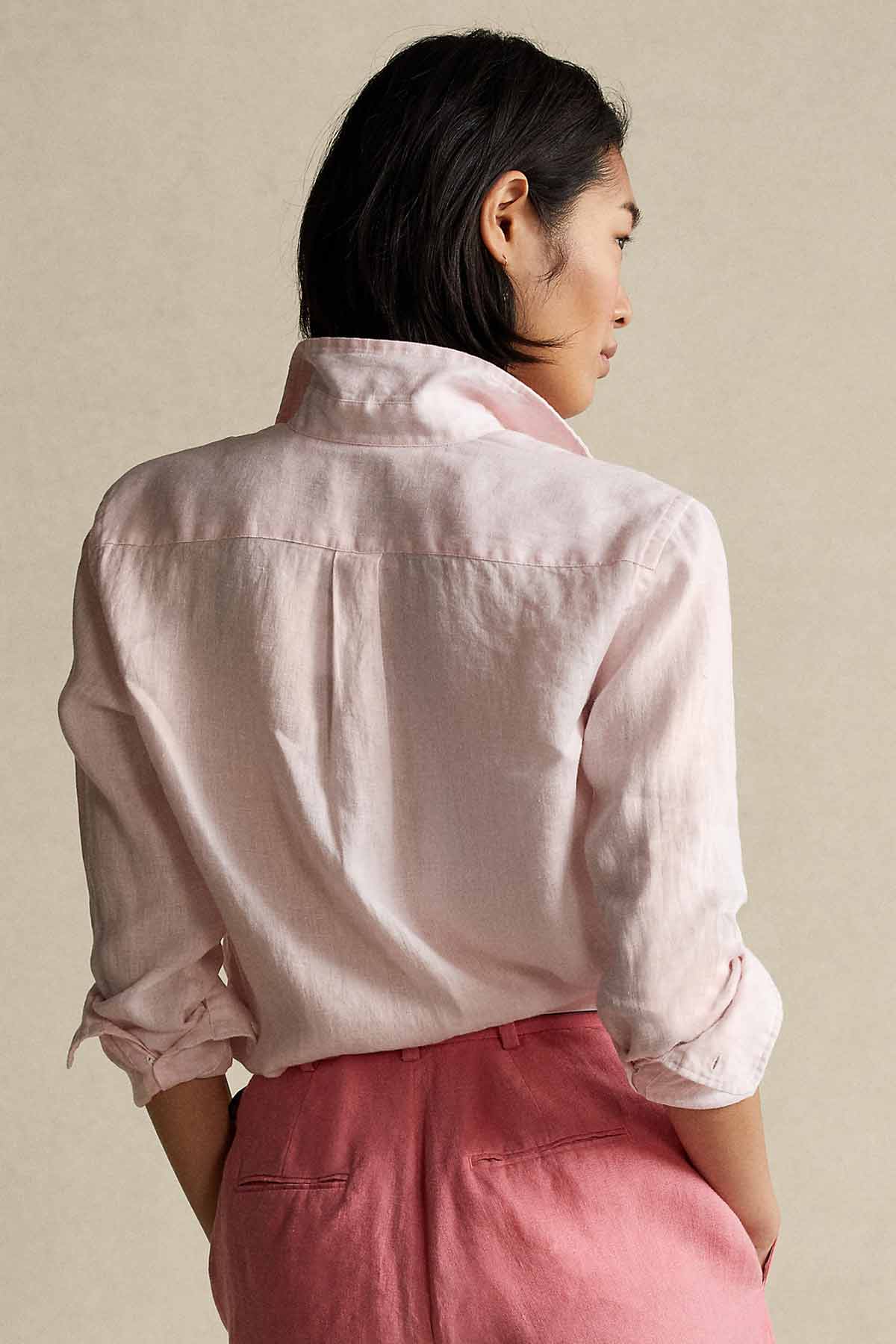 Polo Ralph Lauren Geniş Kesim Keten Gömlek-Libas Trendy Fashion Store