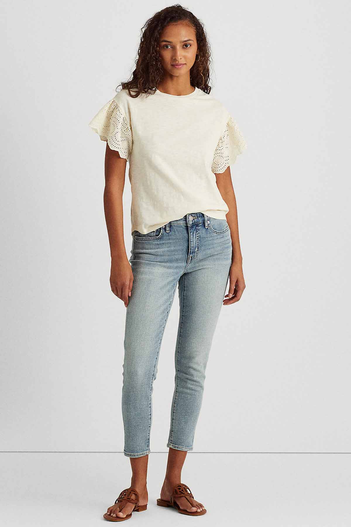 Polo Ralph Lauren Fisto İşlemeli Kollu T-shirt-Libas Trendy Fashion Store