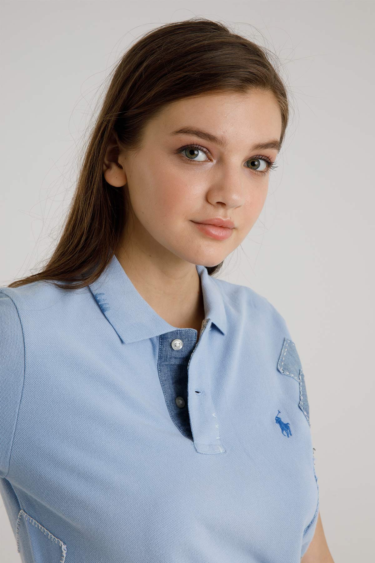 Polo Ralph Lauren Polo Yaka Patchwork T-shirt-Libas Trendy Fashion Store