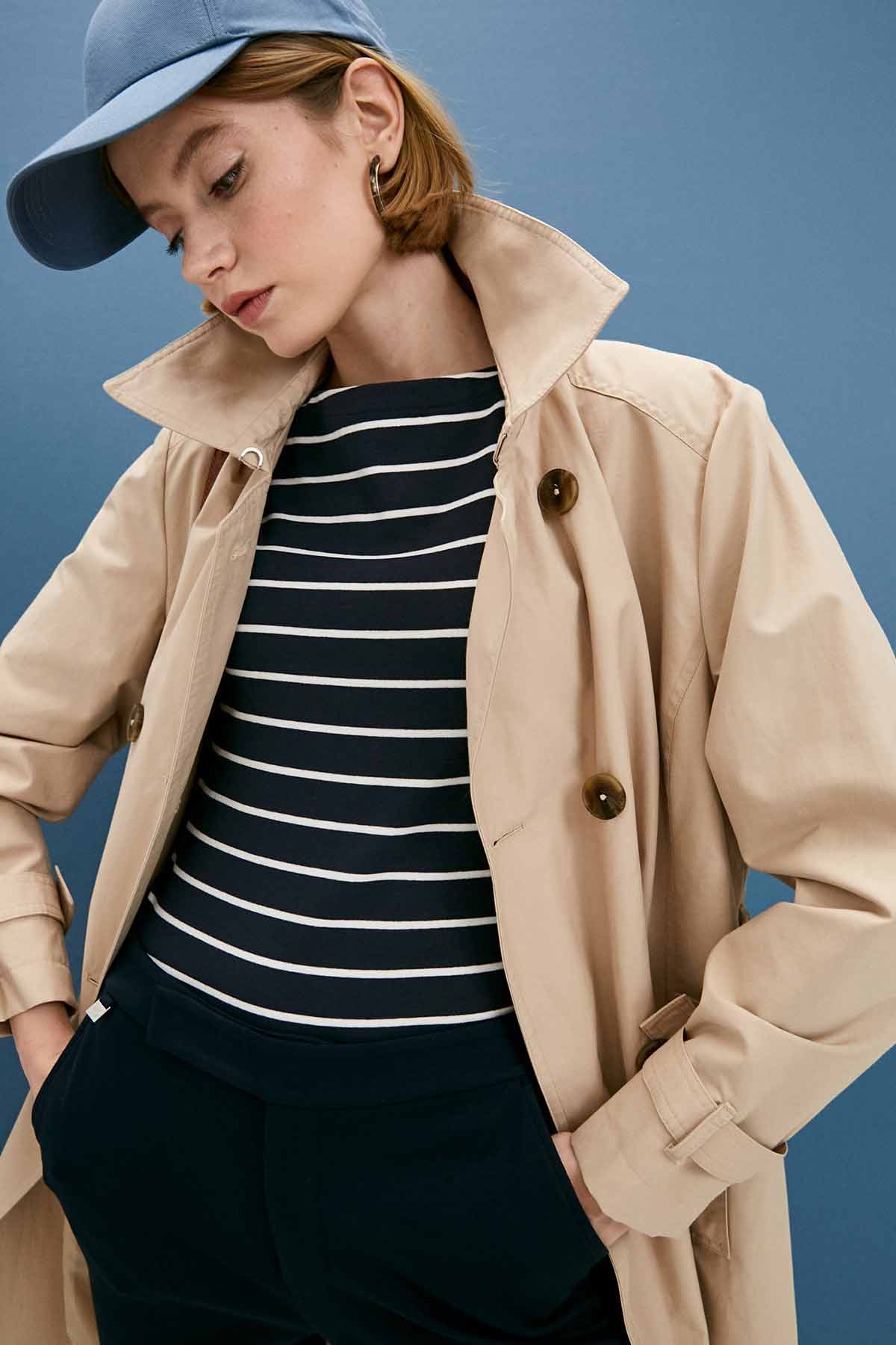 Polo Ralph Lauren Kayık Yaka Çizgili T-shirt-Libas Trendy Fashion Store