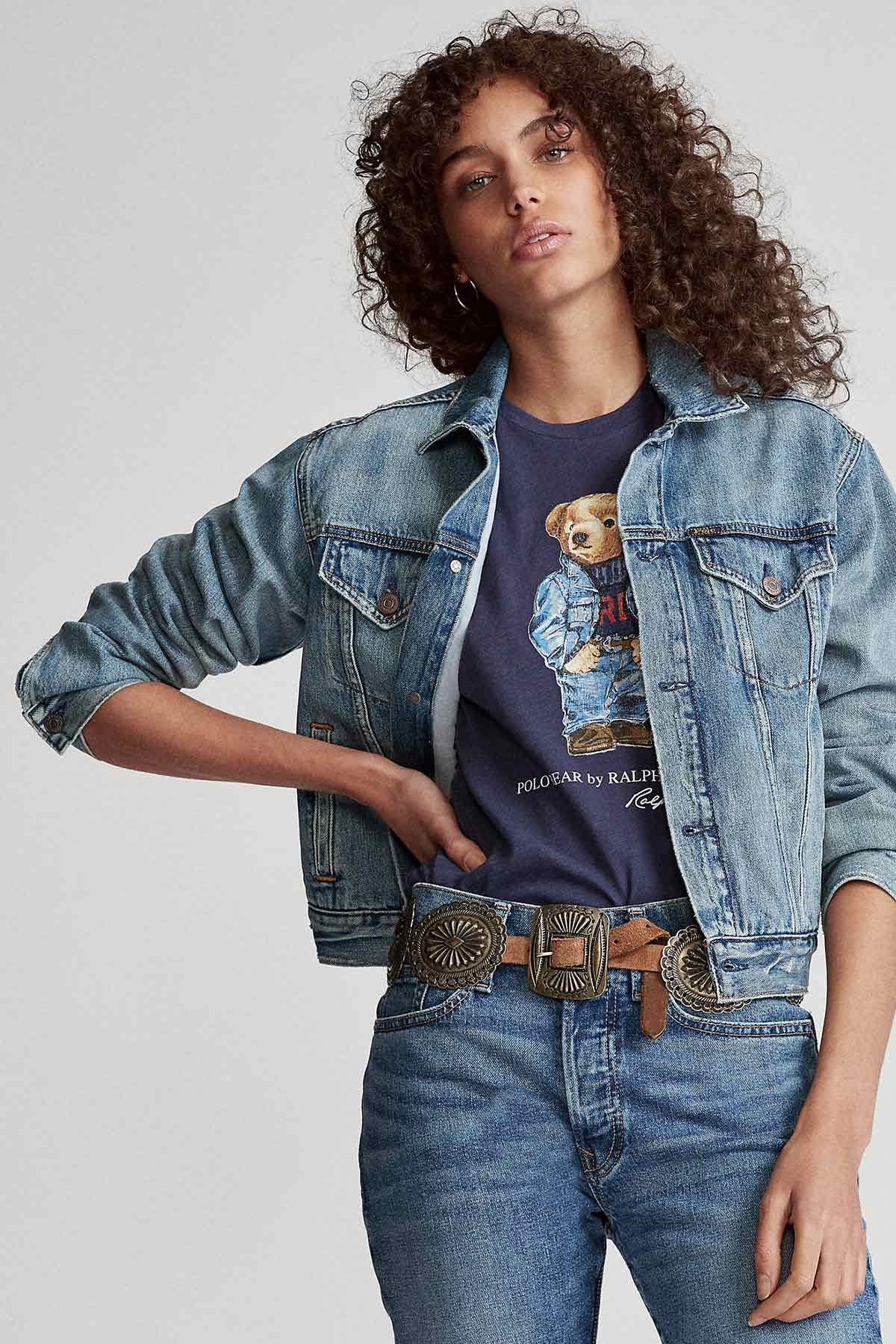 Polo Ralph Lauren Polo Bear Denim Ceket-Libas Trendy Fashion Store