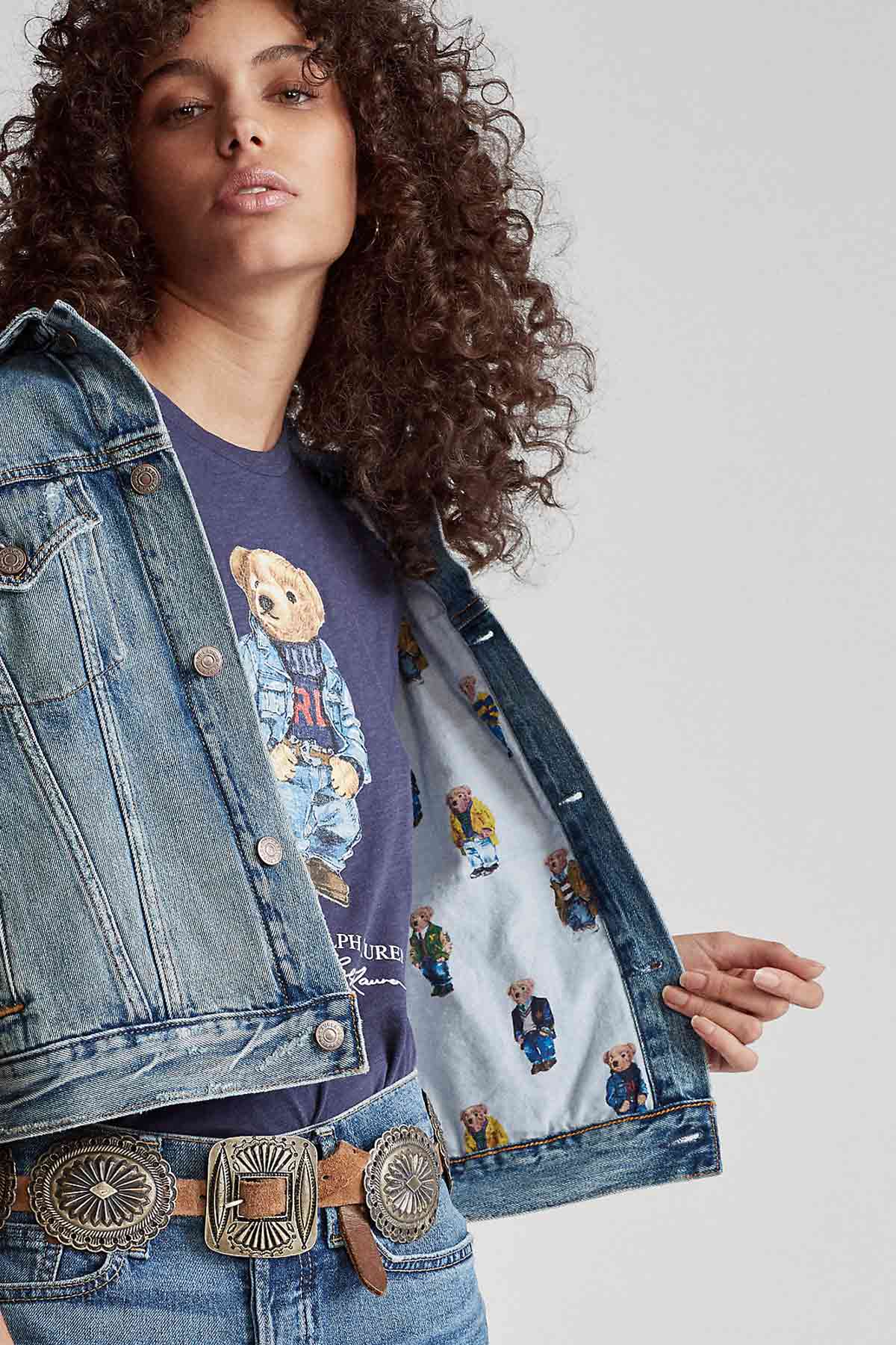 Polo Ralph Lauren Polo Bear Denim Ceket-Libas Trendy Fashion Store