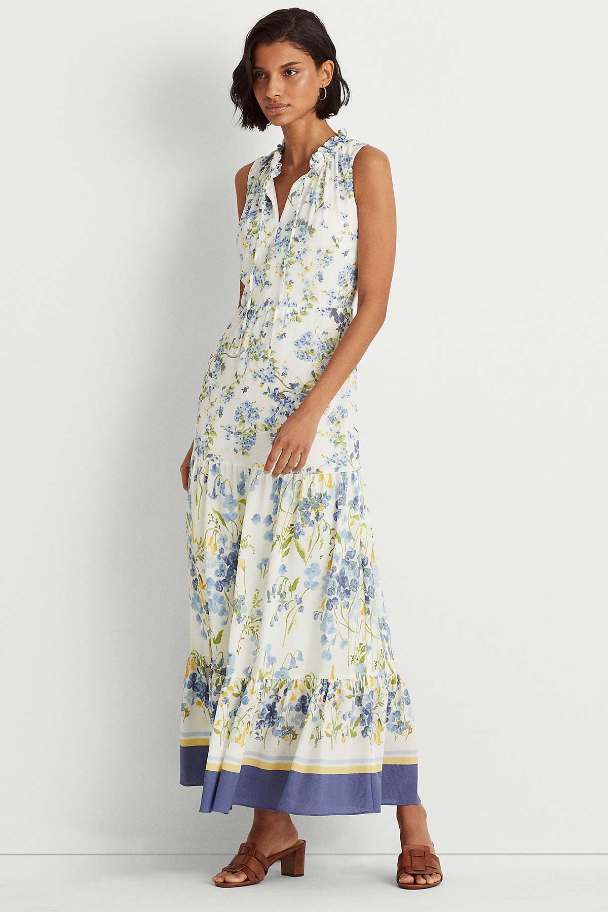 Polo Ralph Lauren Çiçek Desenli Maxi Elbise-Libas Trendy Fashion Store