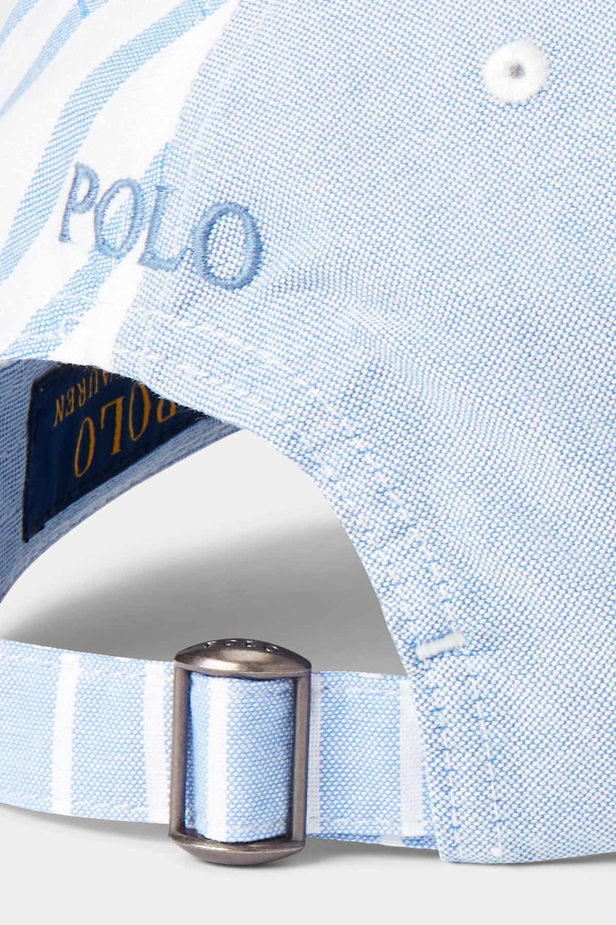 Polo Ralph Lauren Çizgili Oxford Şapka-Libas Trendy Fashion Store