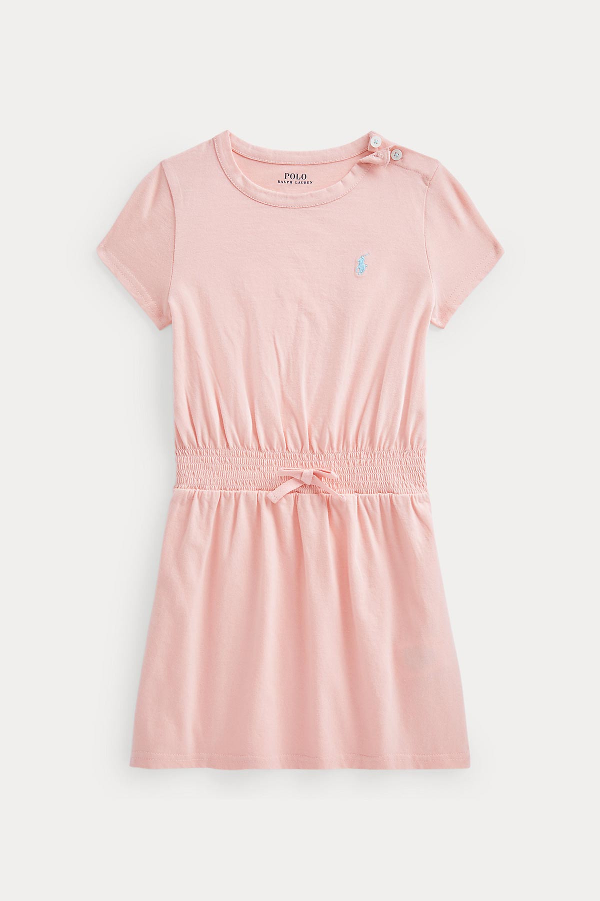 Polo Ralph Lauren 2-4 Yaş Kız Çocuk Belden Büzgülü Elbise-Libas Trendy Fashion Store