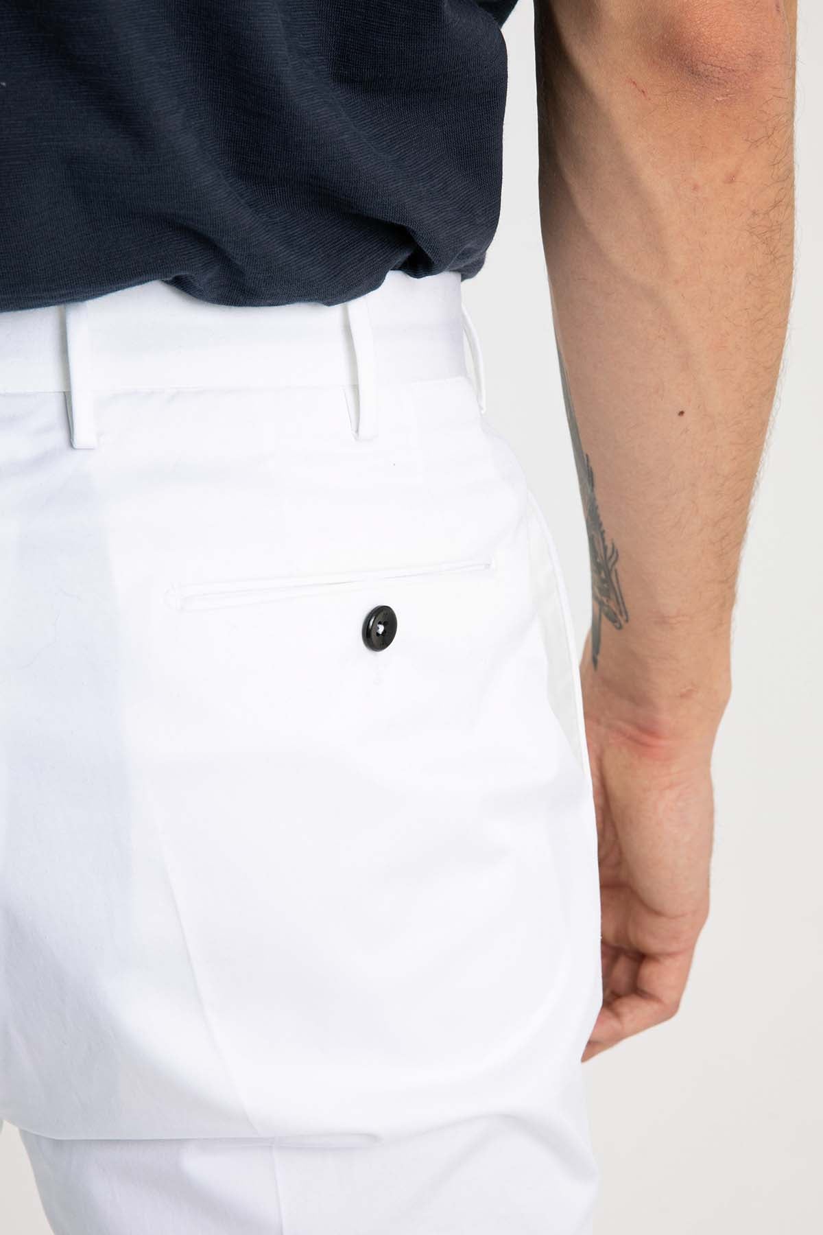 Pantaloni Torino Flicker Kalın Duble Paça Tek Pile Pantolon-Libas Trendy Fashion Store