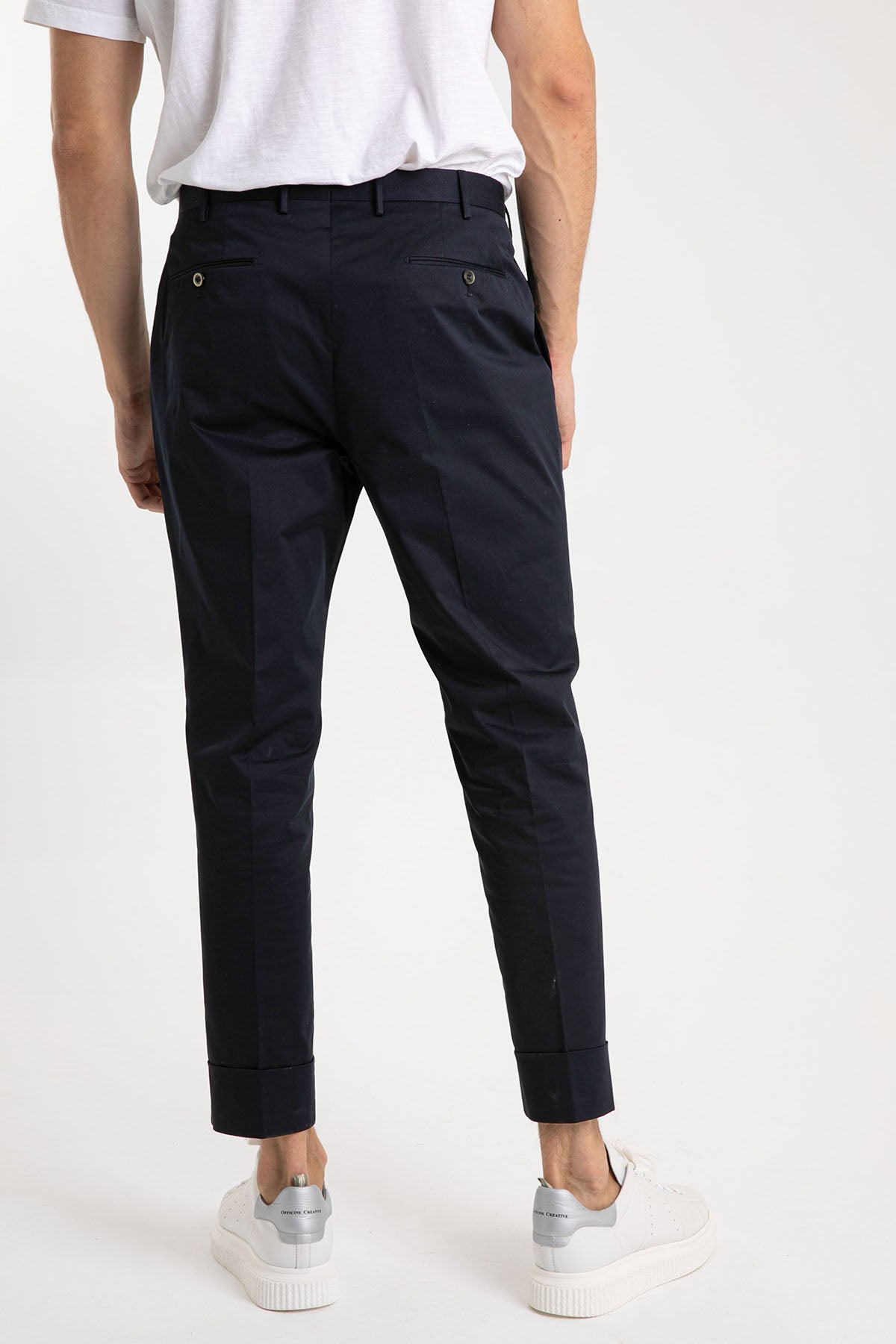 Pantaloni Torino Flicker Kalın Duble Paça Tek Pile Pantolon-Libas Trendy Fashion Store