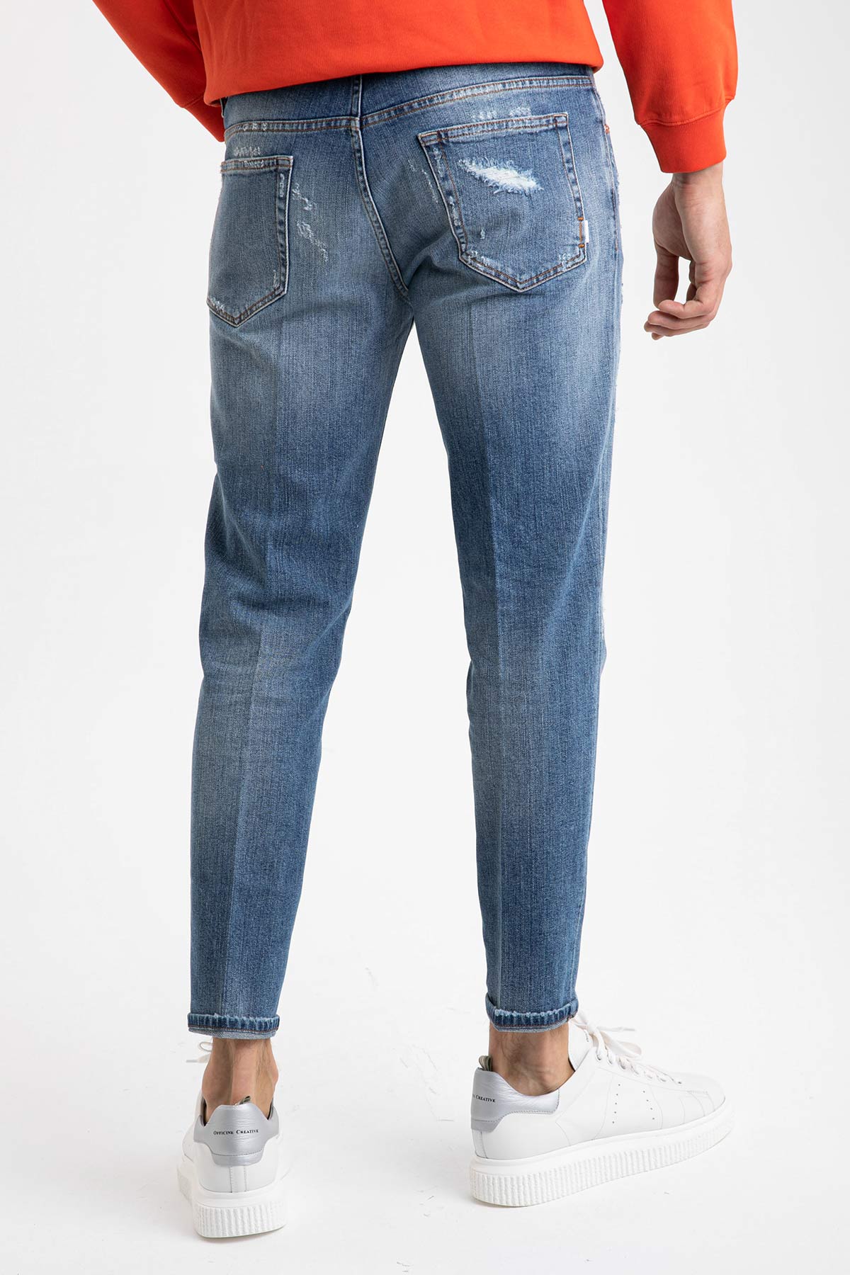 Pantaloni Torino Reggae Fit Yırtık Detaylı Jeans-Libas Trendy Fashion Store