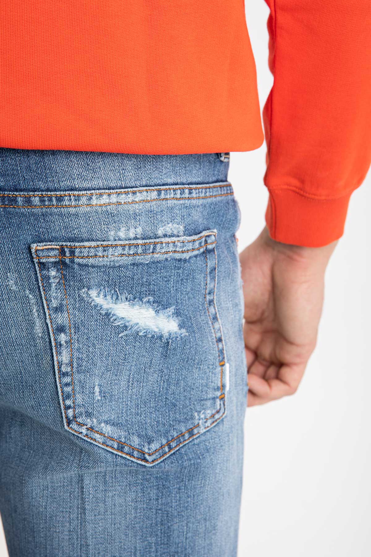 Pantaloni Torino Reggae Fit Yırtık Detaylı Jeans-Libas Trendy Fashion Store