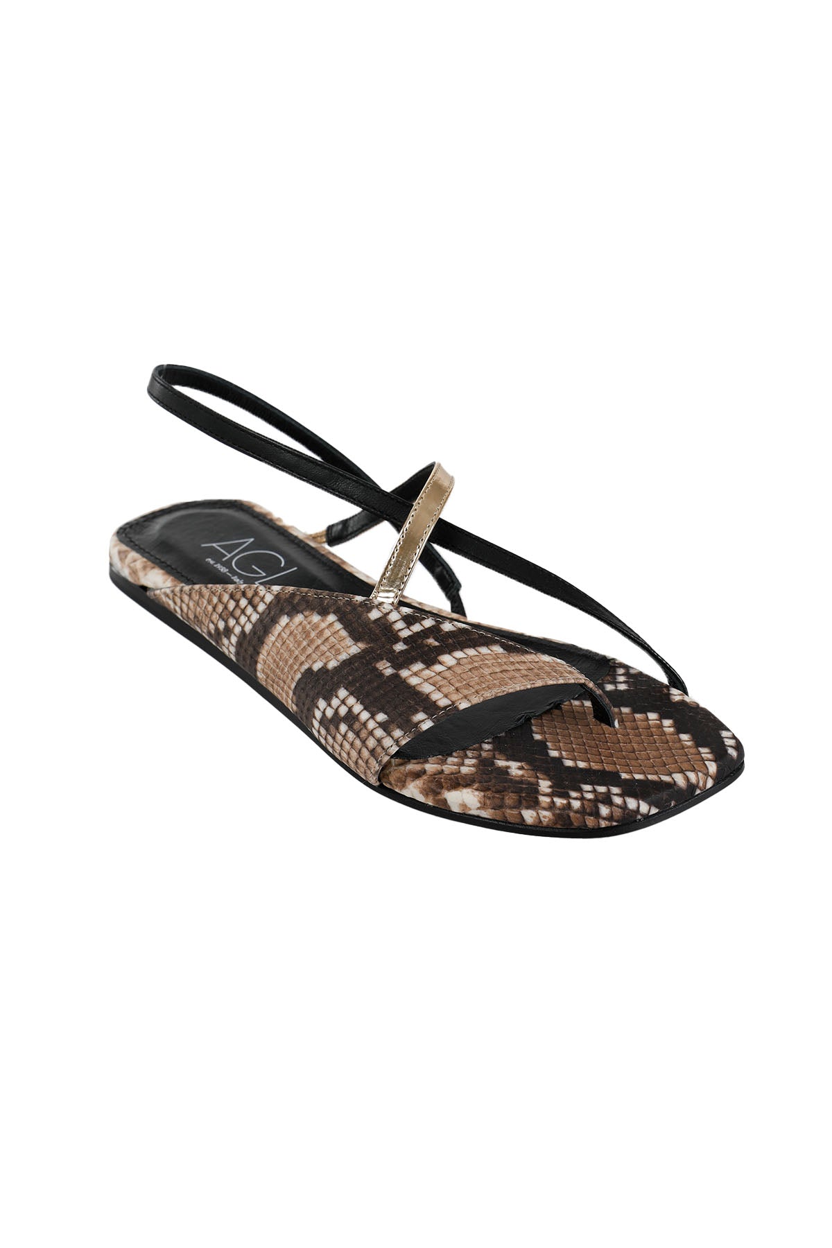 Agl Meriel Küt Burun Piton Sandalet-Libas Trendy Fashion Store