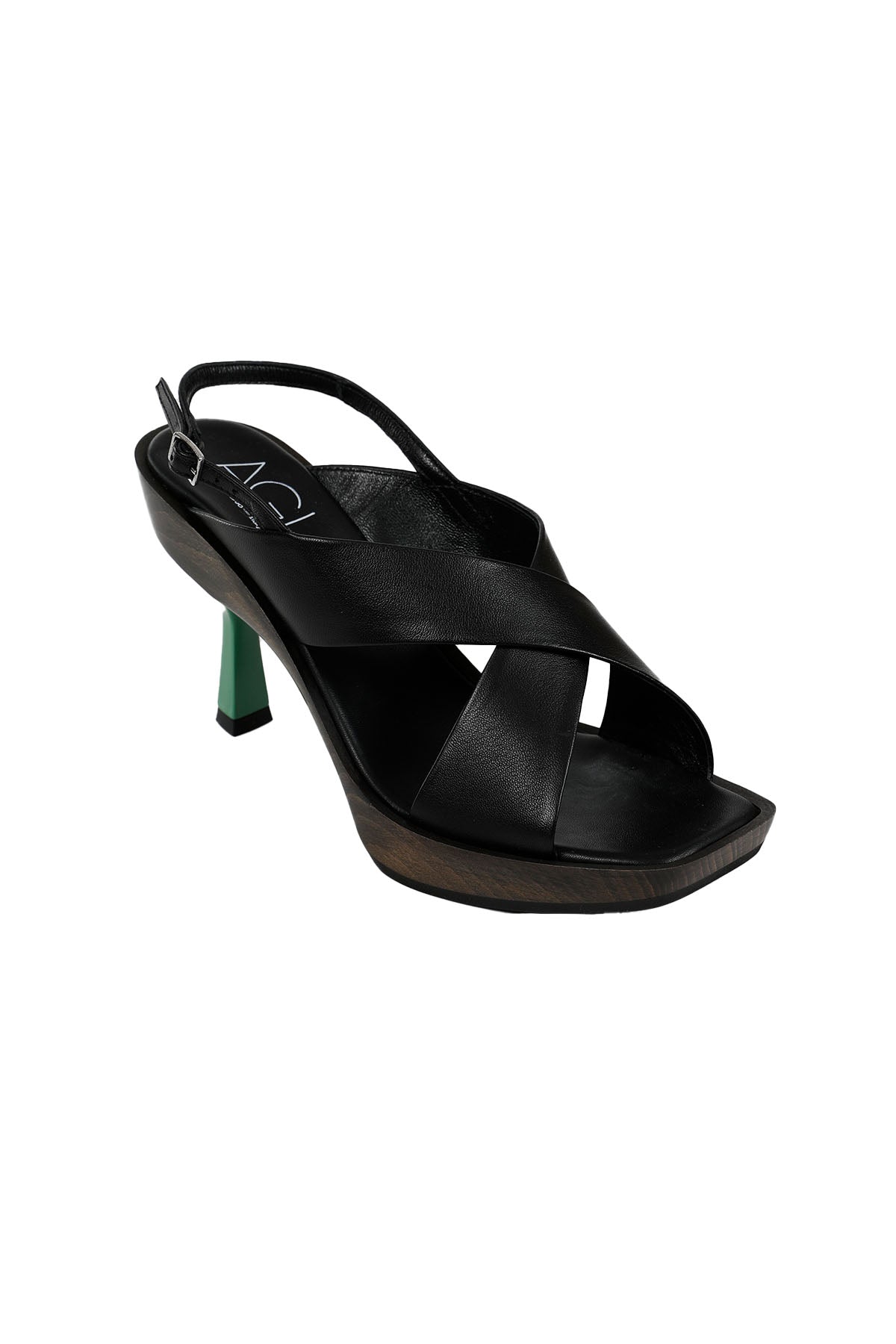 Agl Küt Burun Surin Topuklu Sandalet Mule Ayakkabı-Libas Trendy Fashion Store