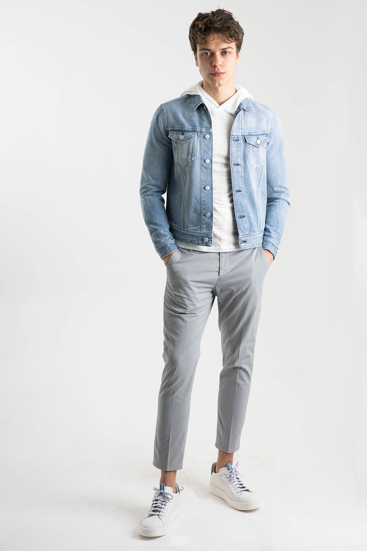 Replay Slim Fit Açık Yıkama Denim Ceket-Libas Trendy Fashion Store