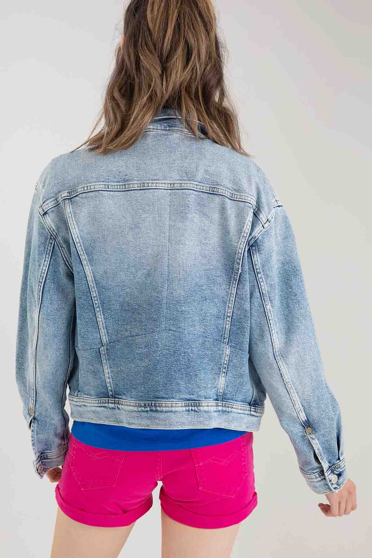 Replay Yıkamalı Jean Ceket-Libas Trendy Fashion Store