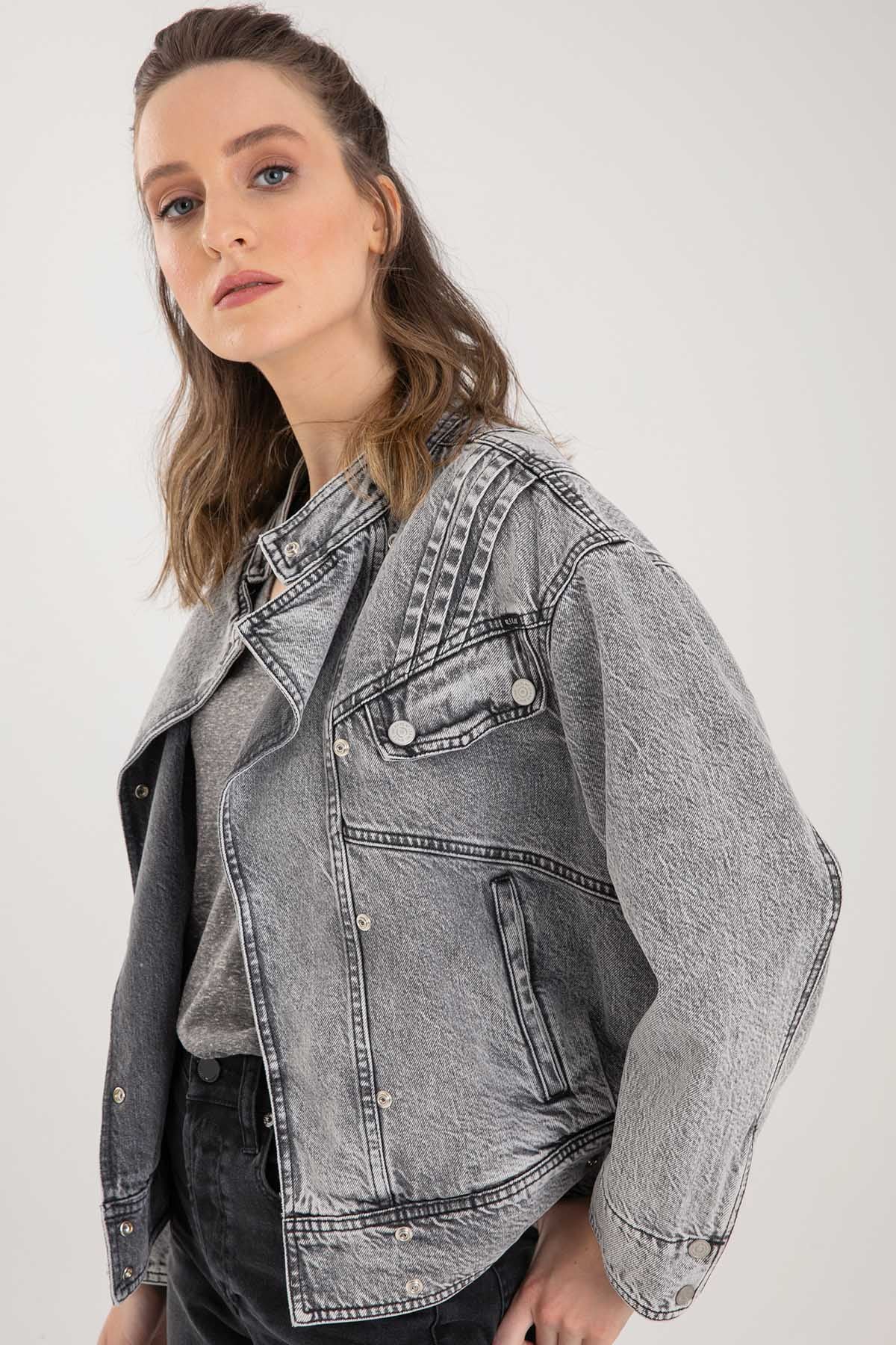 Replay Vintage Jean Ceket-Libas Trendy Fashion Store