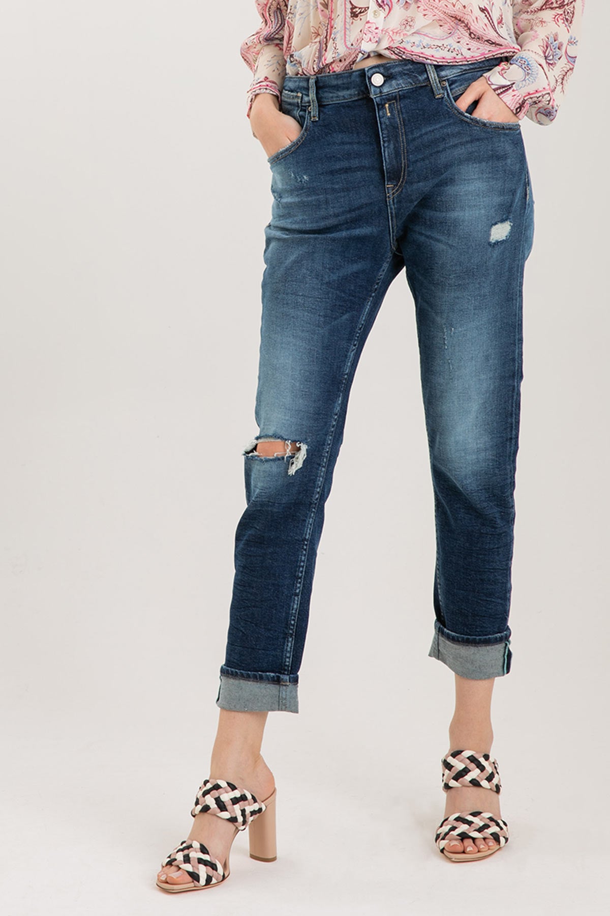 Replay Marty Slim Boyfriend Jeans-Libas Trendy Fashion Store