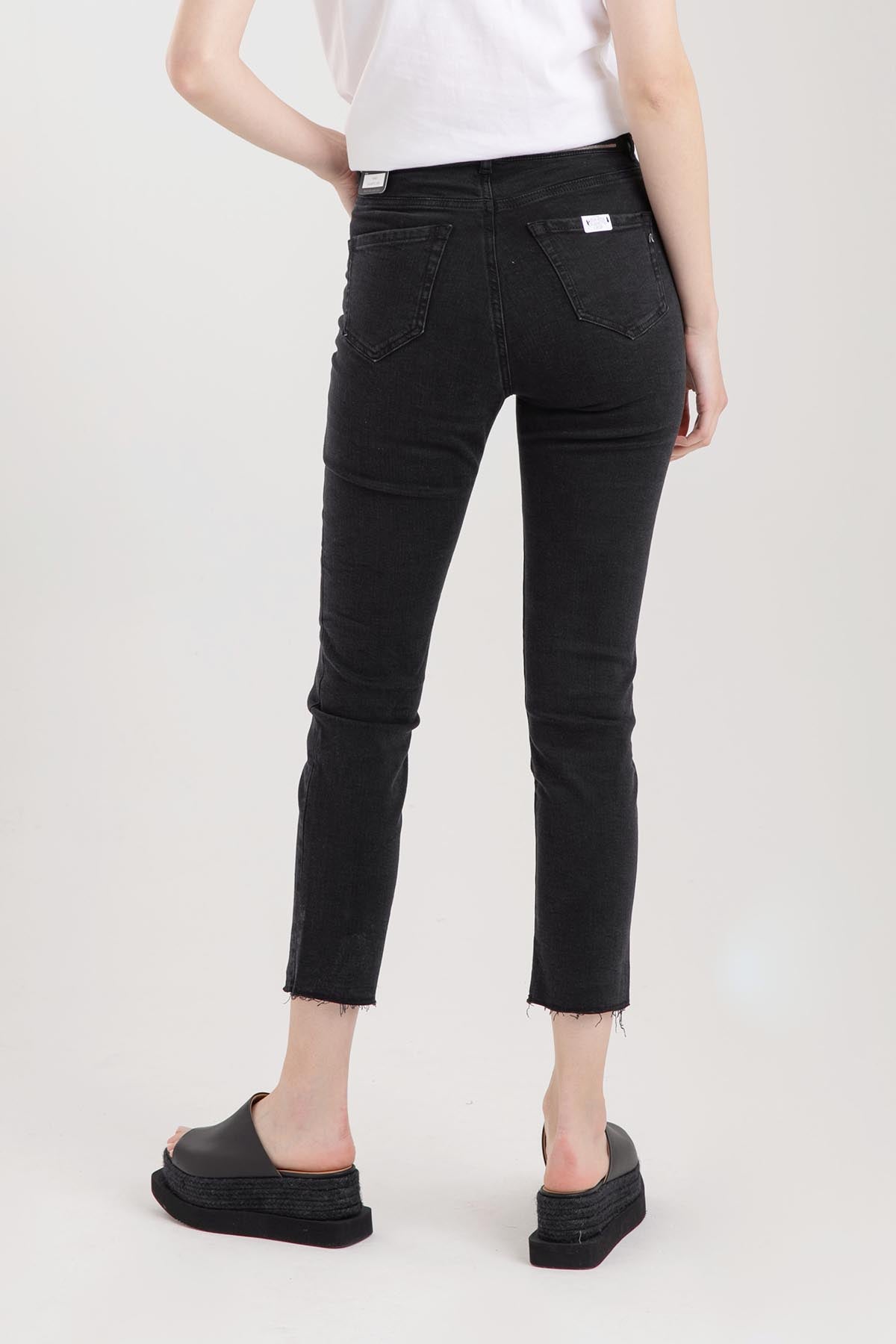 Replay Faaby Yüksek Bel Cigarette Crop Fit Yıkamalı Jeans-Libas Trendy Fashion Store